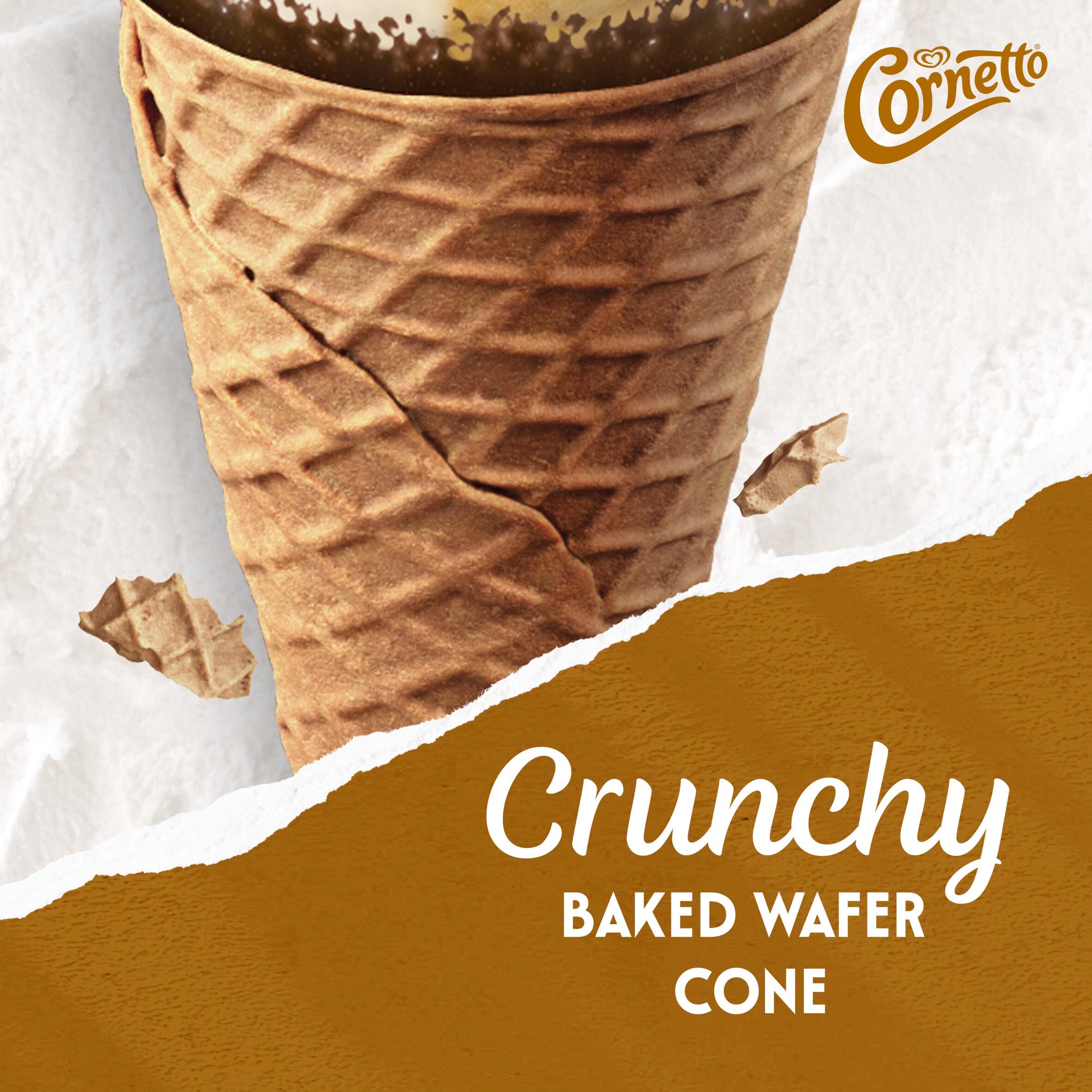 Cornetto 4 x 140ml Soft Caramel Ice Cream Cones thumbnail 5