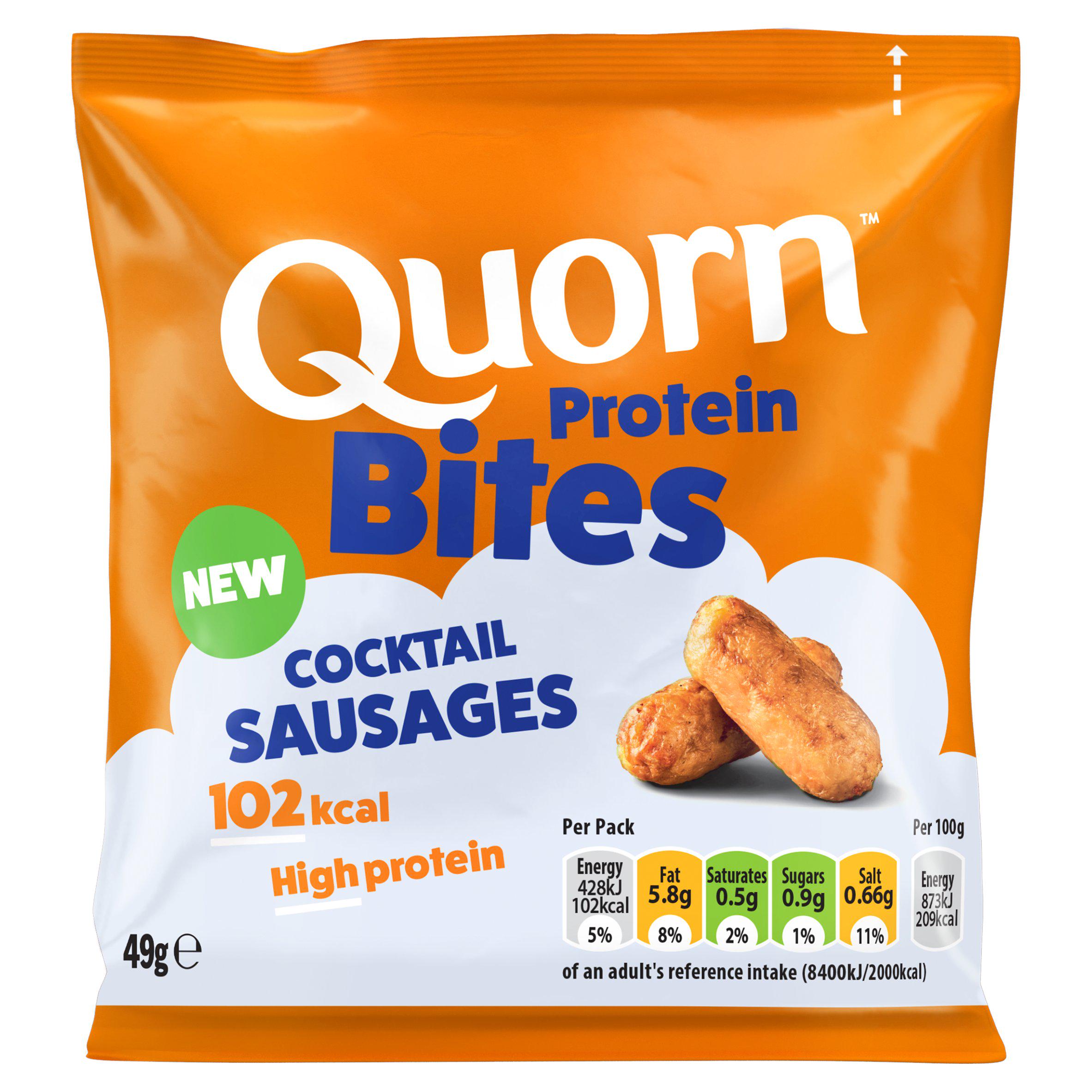 Quorn 49g Protein Bites Cocktail Sausages