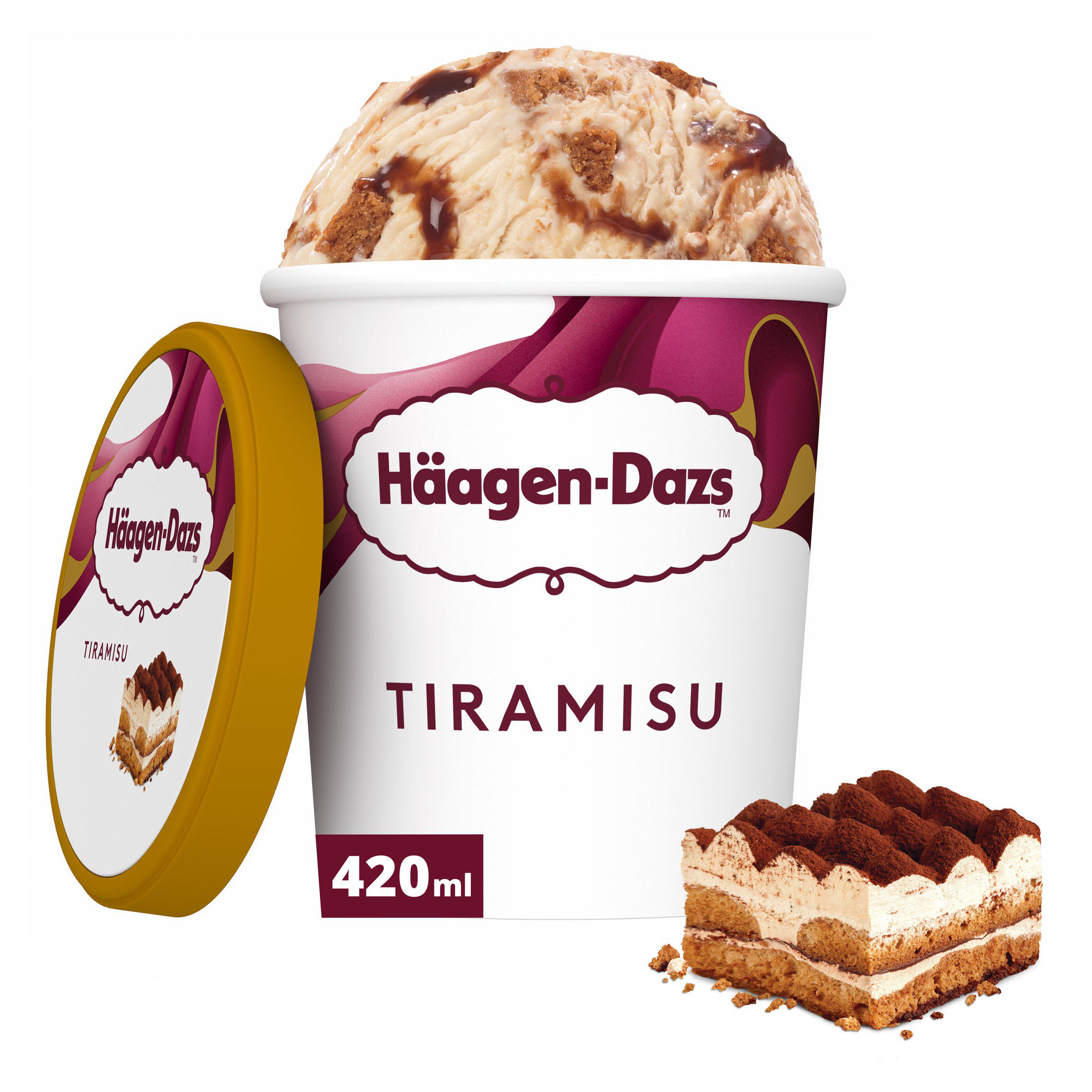 Haagen-Dazs Tiramisu Ice Cream Tub 420ml