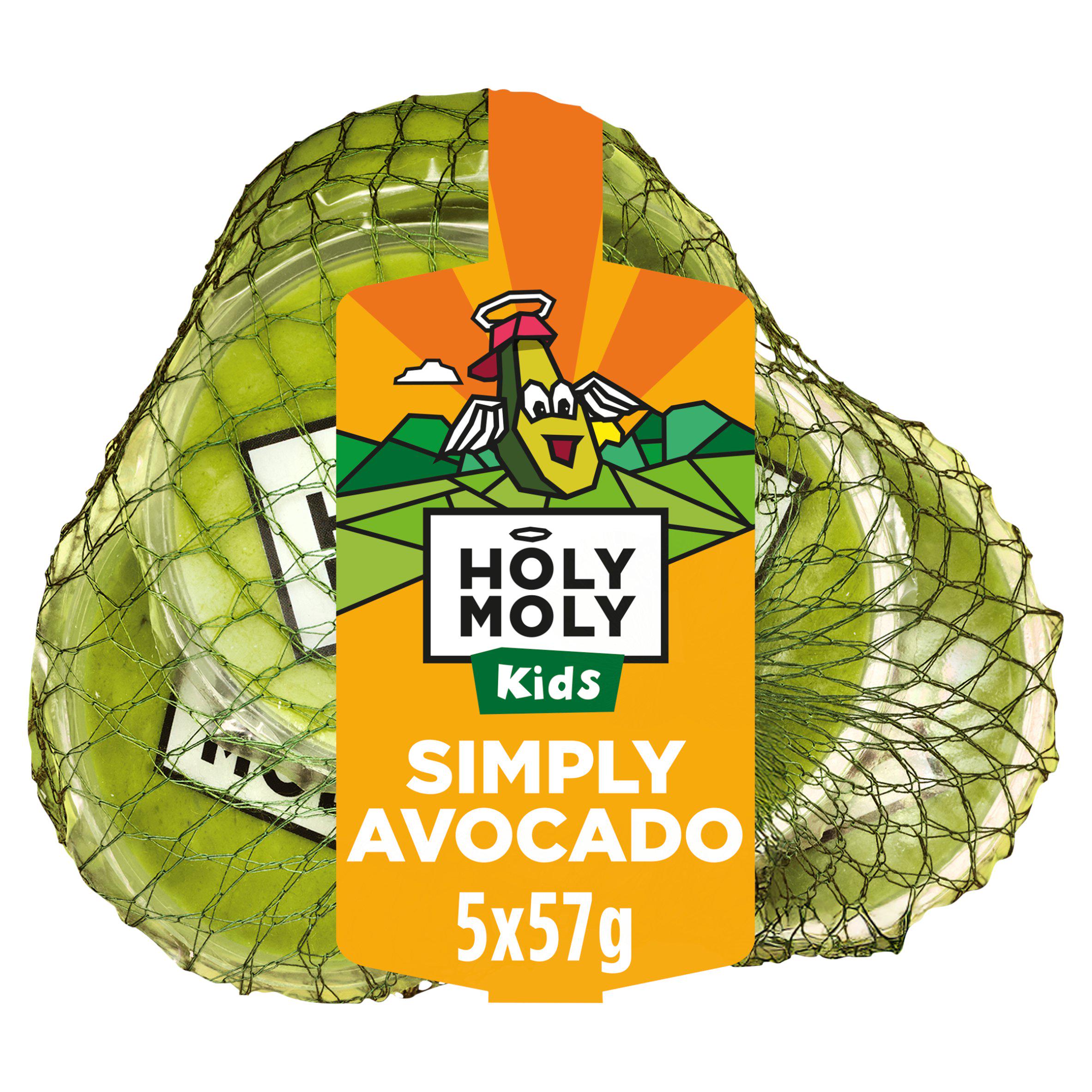 Holy Moly 5 x 57g Kid's Simply Avocado