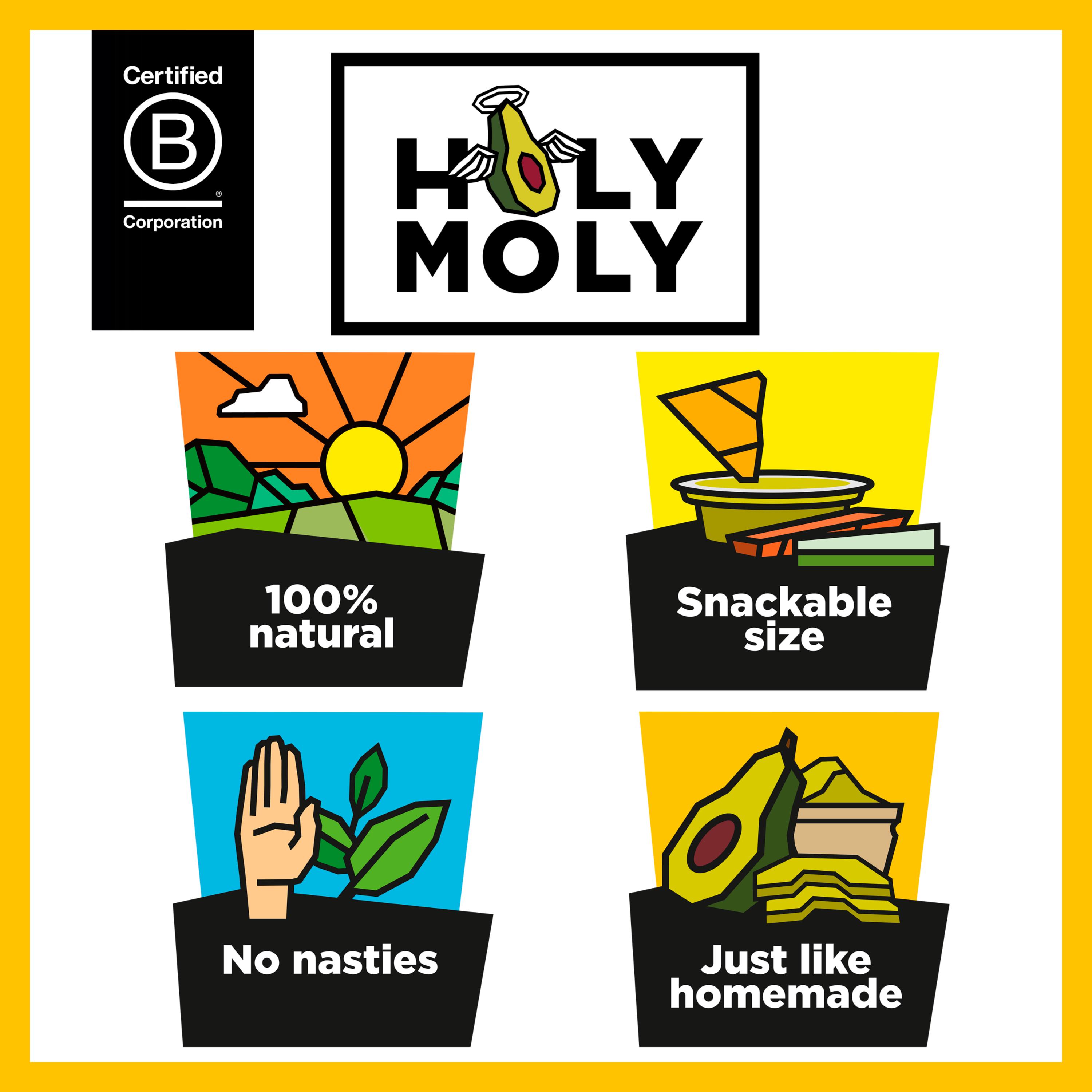 Holy Moly 5 x 57g Kid's Simply Avocado thumbnail 3