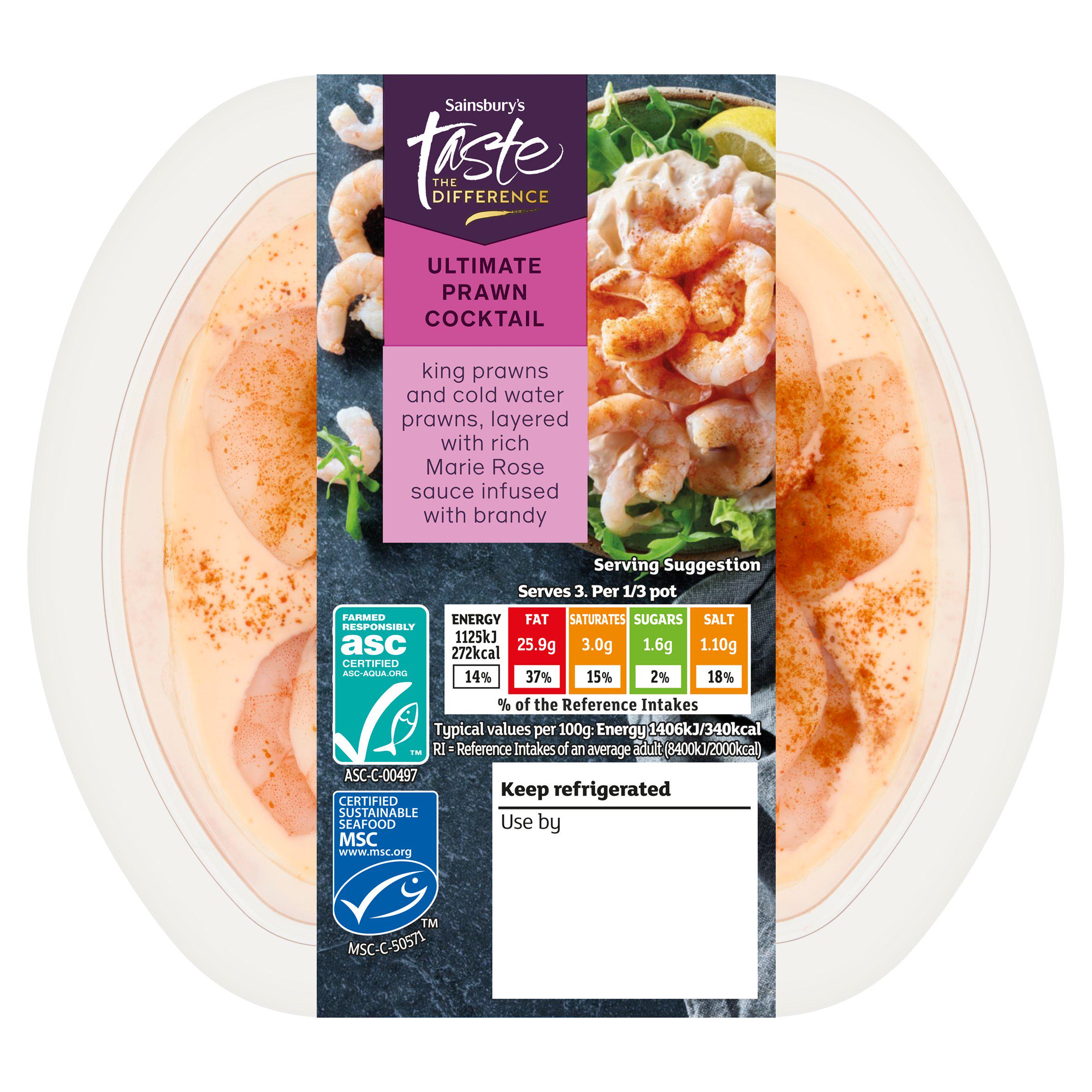 Sainsbury's Taste the Difference Ultimate Prawn Cocktail 240g