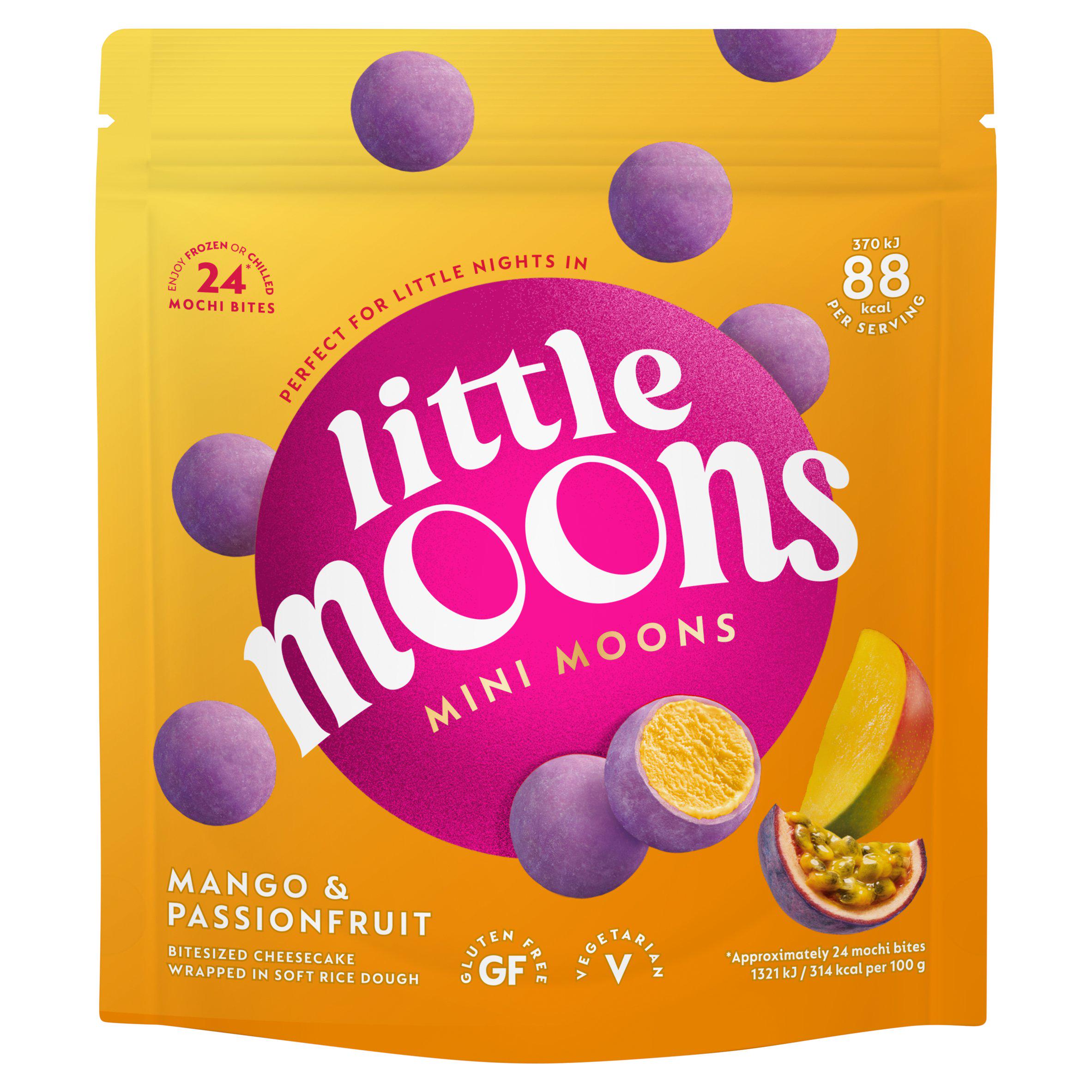 Little Moons Mini Moons 168g Mango & Passionfruit Cheesecake Frozen Snack