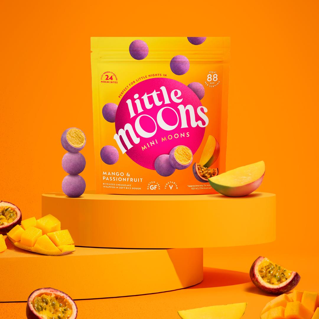Little Moons Mini Moons 168g Mango & Passionfruit Cheesecake Frozen Snack thumbnail 2