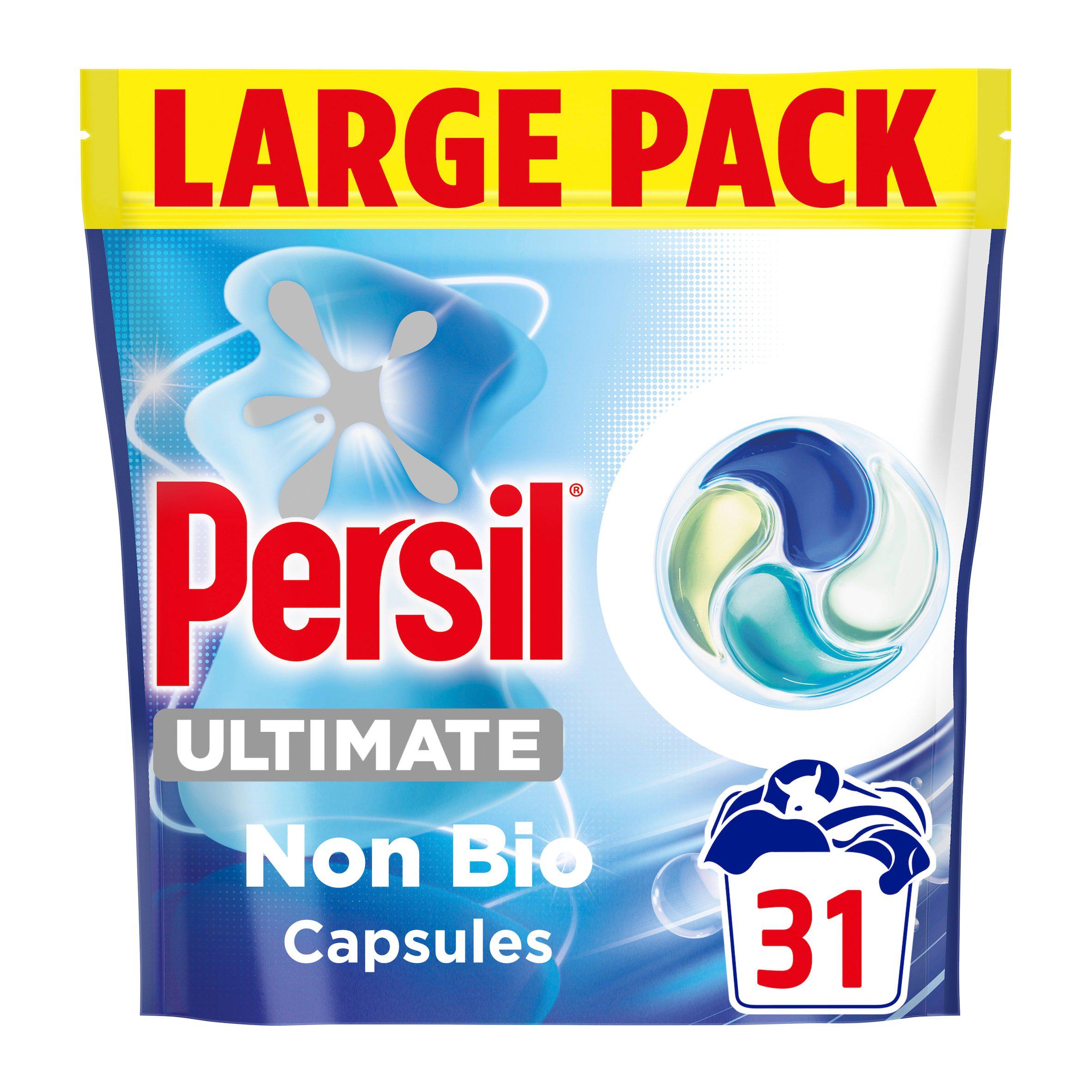 Persil Ultimate 31 Washes Ultra Stain Removal Non Bio Laundry Capsules