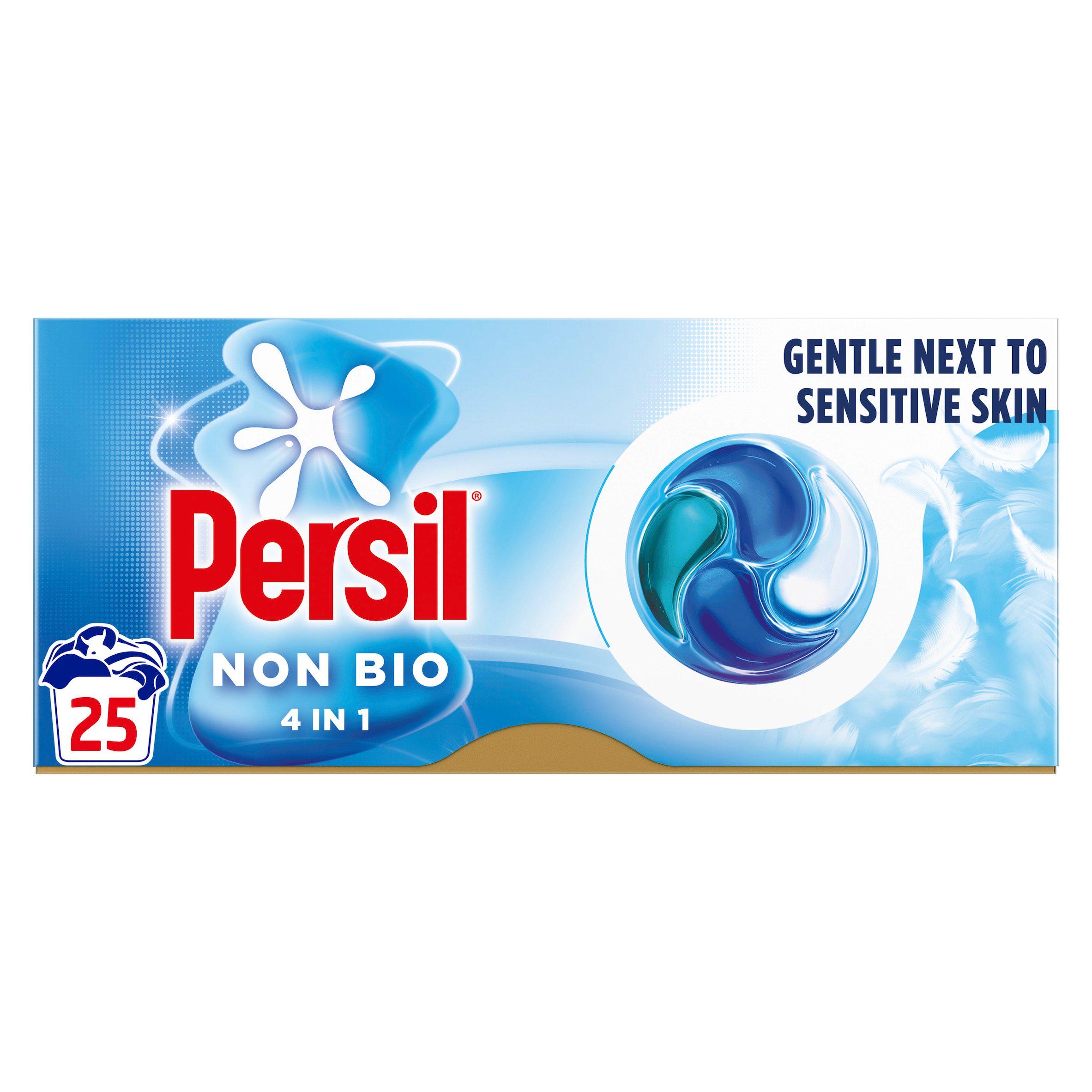 Persil 25 Washes 4 in 1 Fast Dissolving Non Bio Laundry Capsules
