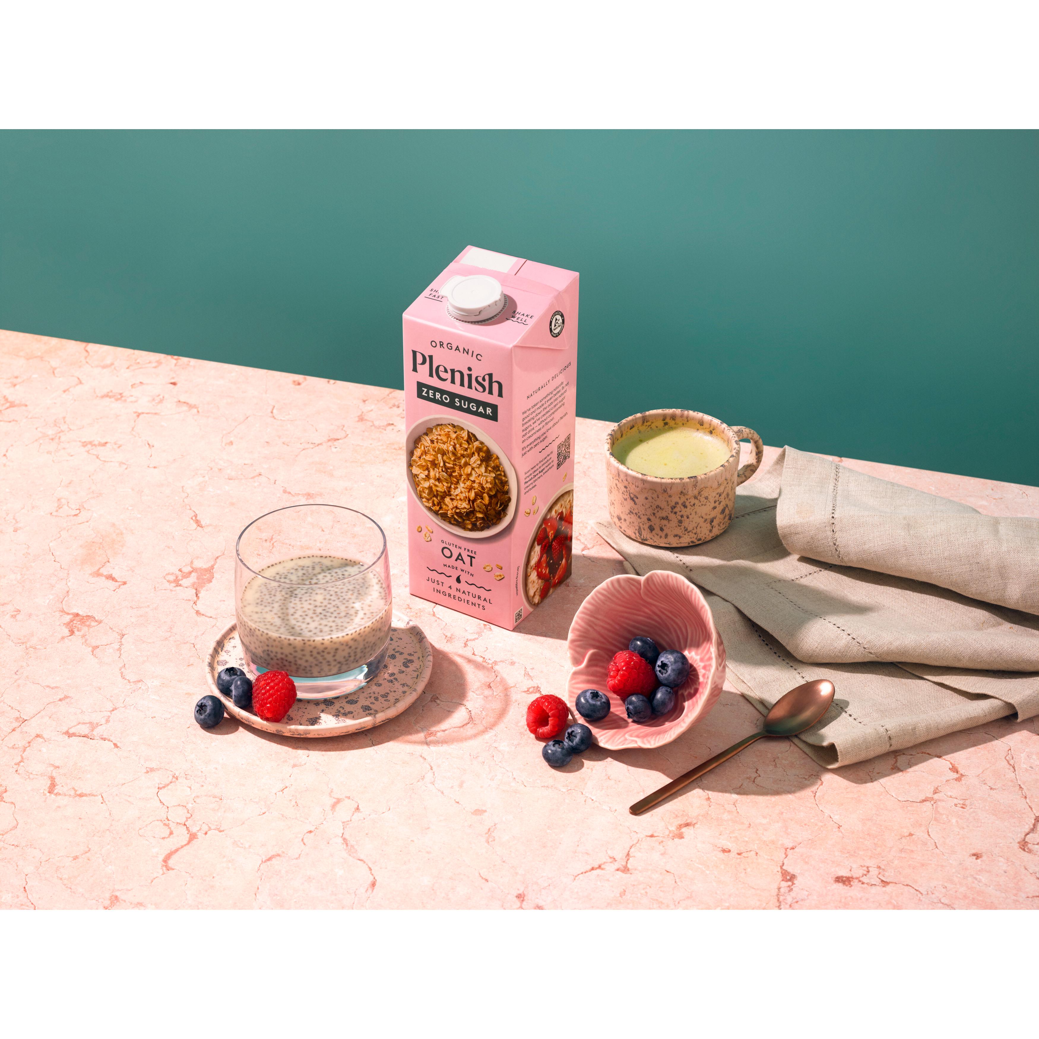 Plenish 1L Organic Chilled Dairy Free Oat Zero Sugar Drink thumbnail 5