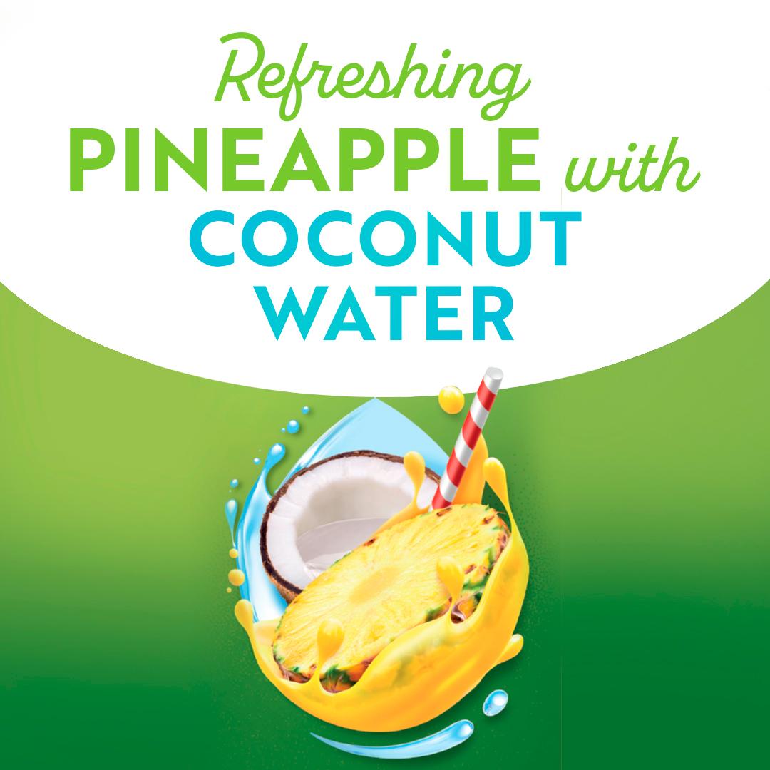 Tropicana 850ml Pineapple with Coconut Water Hydrate + Refreshing Fruit Juice thumbnail 3