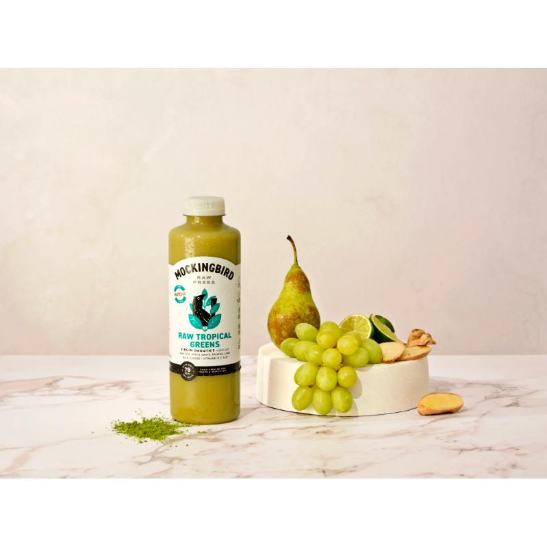 Mockingbird Raw Press 750ml Raw Tropical Greens Smoothie thumbnail 2