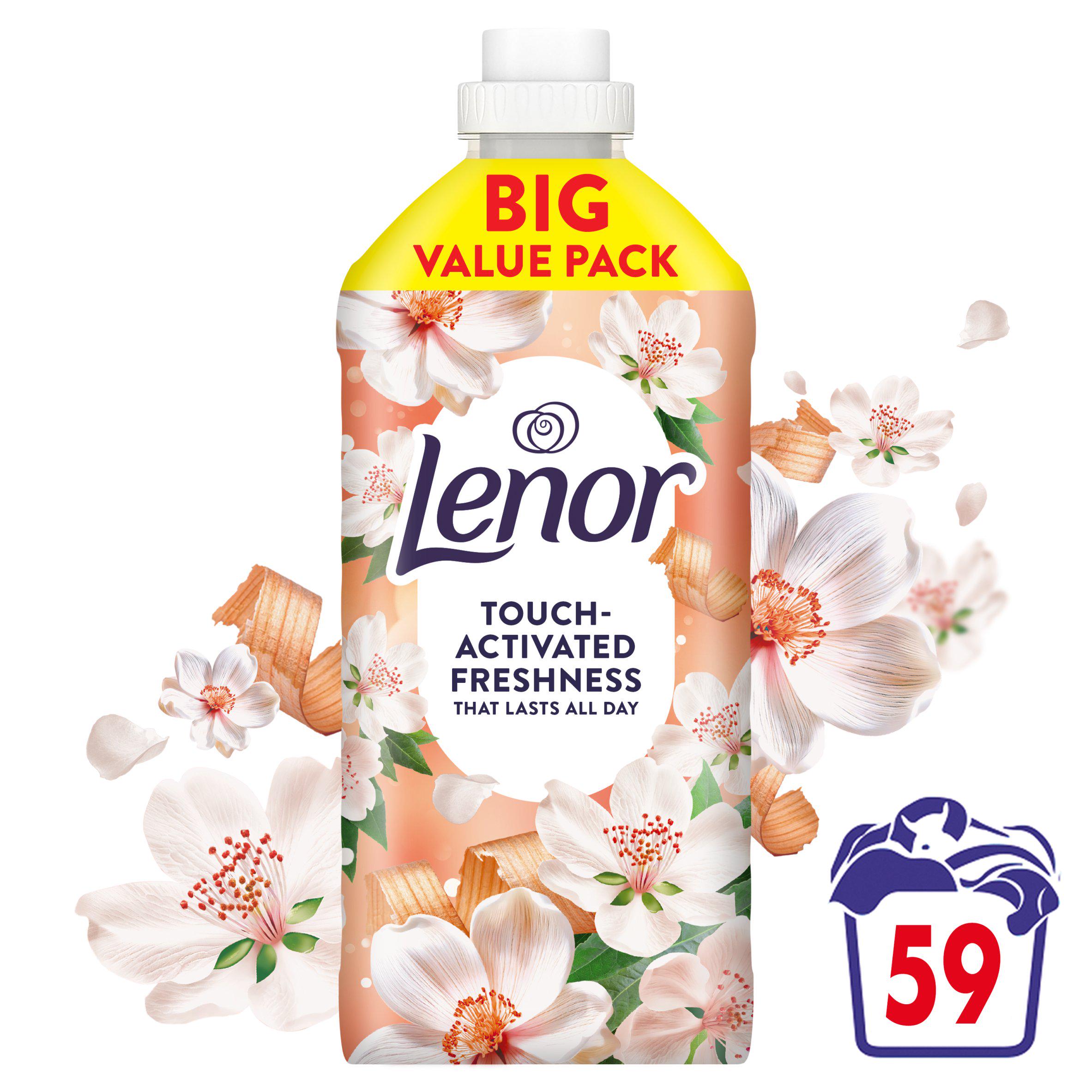Lenor Base 59 Washes Jasmine & White Cedar Fabric Conditioner