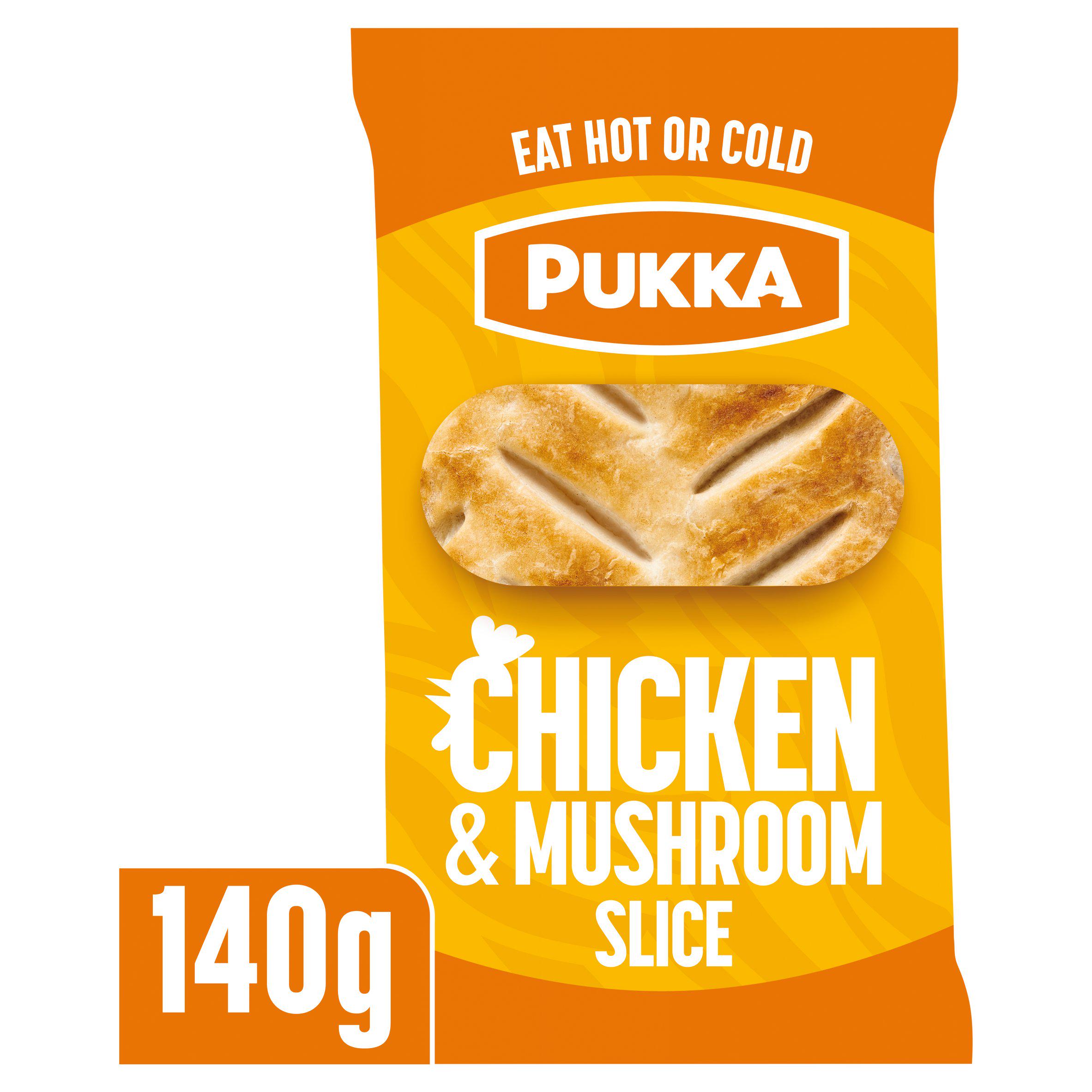 Pukka 140g Chicken & Mushroom Slice