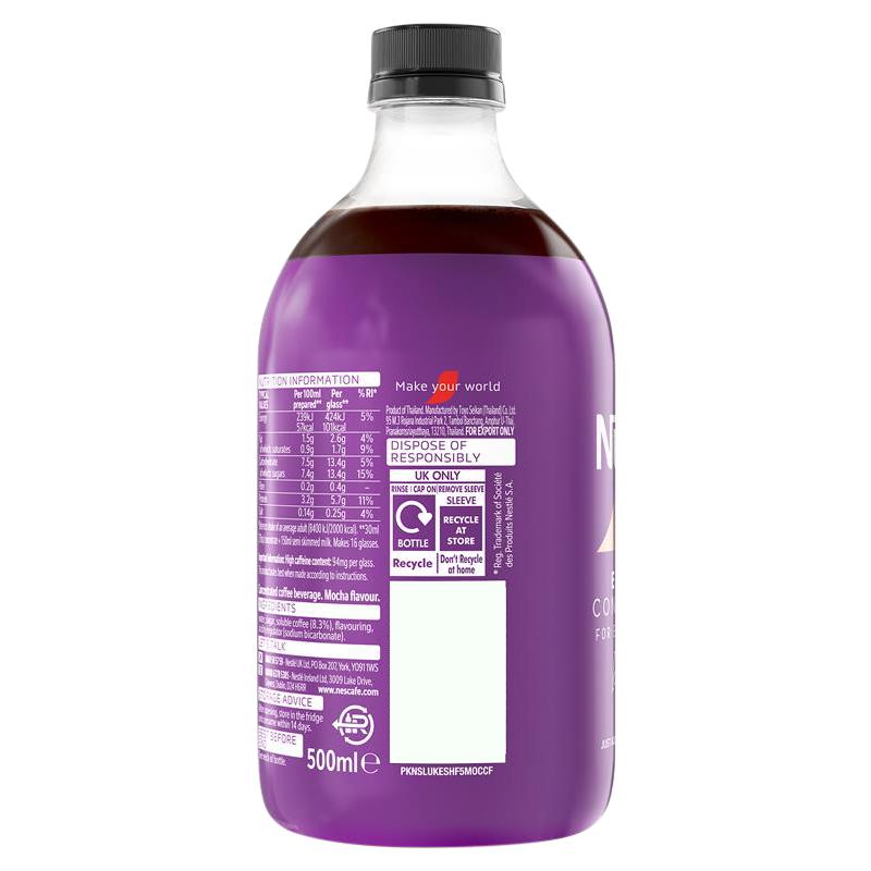 Nescafé 500ml Iced Mocha Flavour Concentrated Espresso thumbnail 2