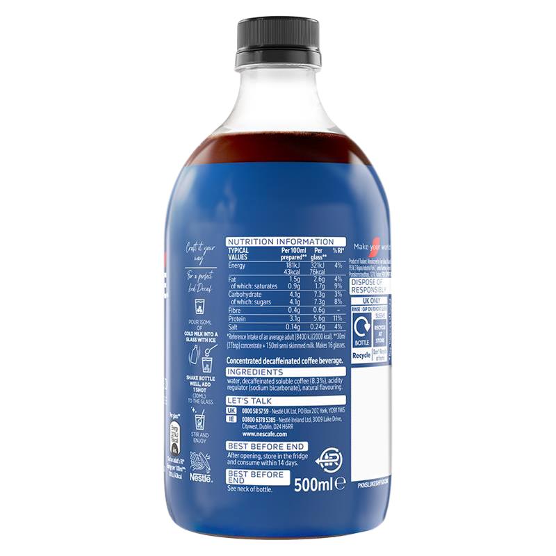 Nescafé 500ml Iced Decaf Concentrated Espresso thumbnail 3