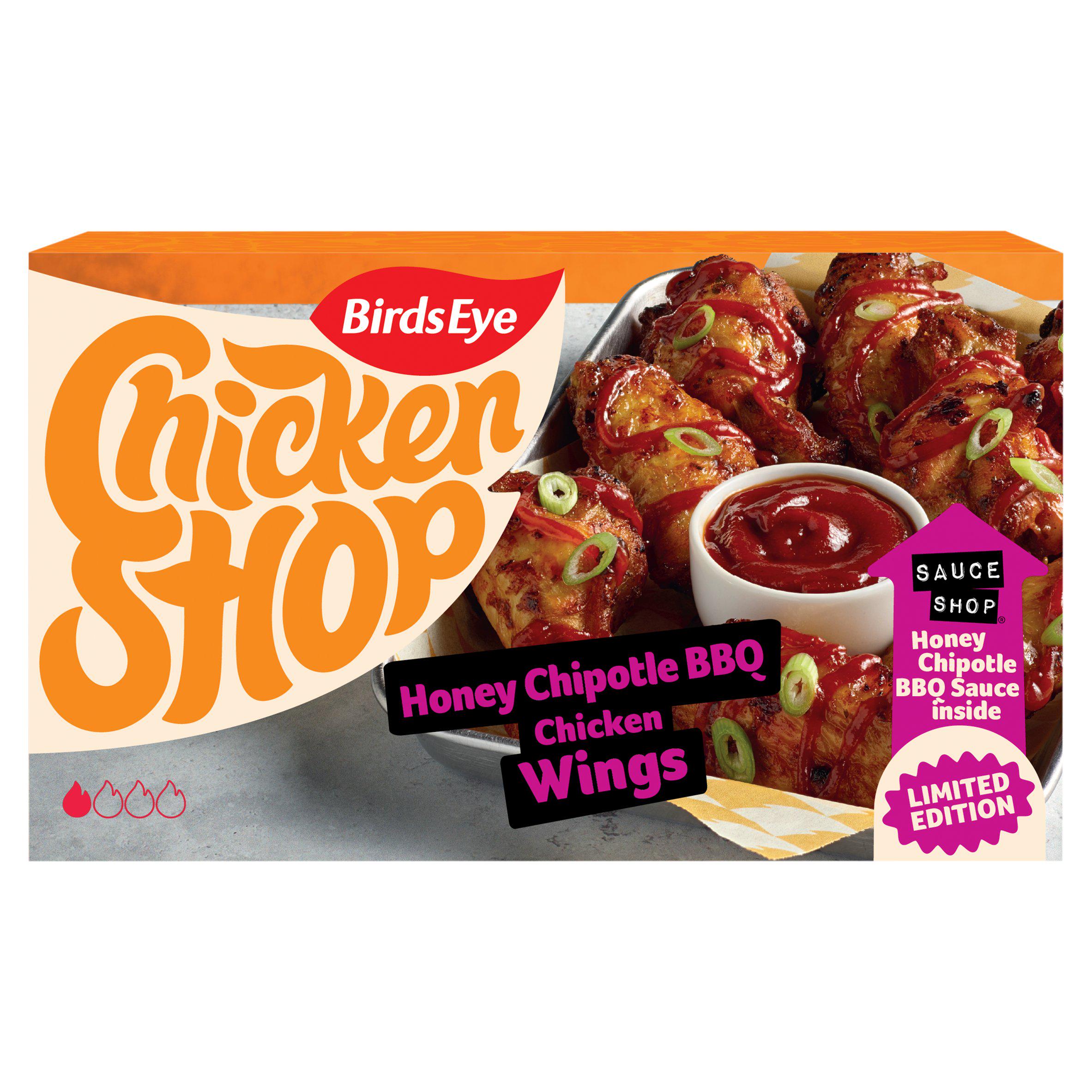 Birds Eye Chicken Shop Honey Chipotle BBQ Chicken Wings 385g