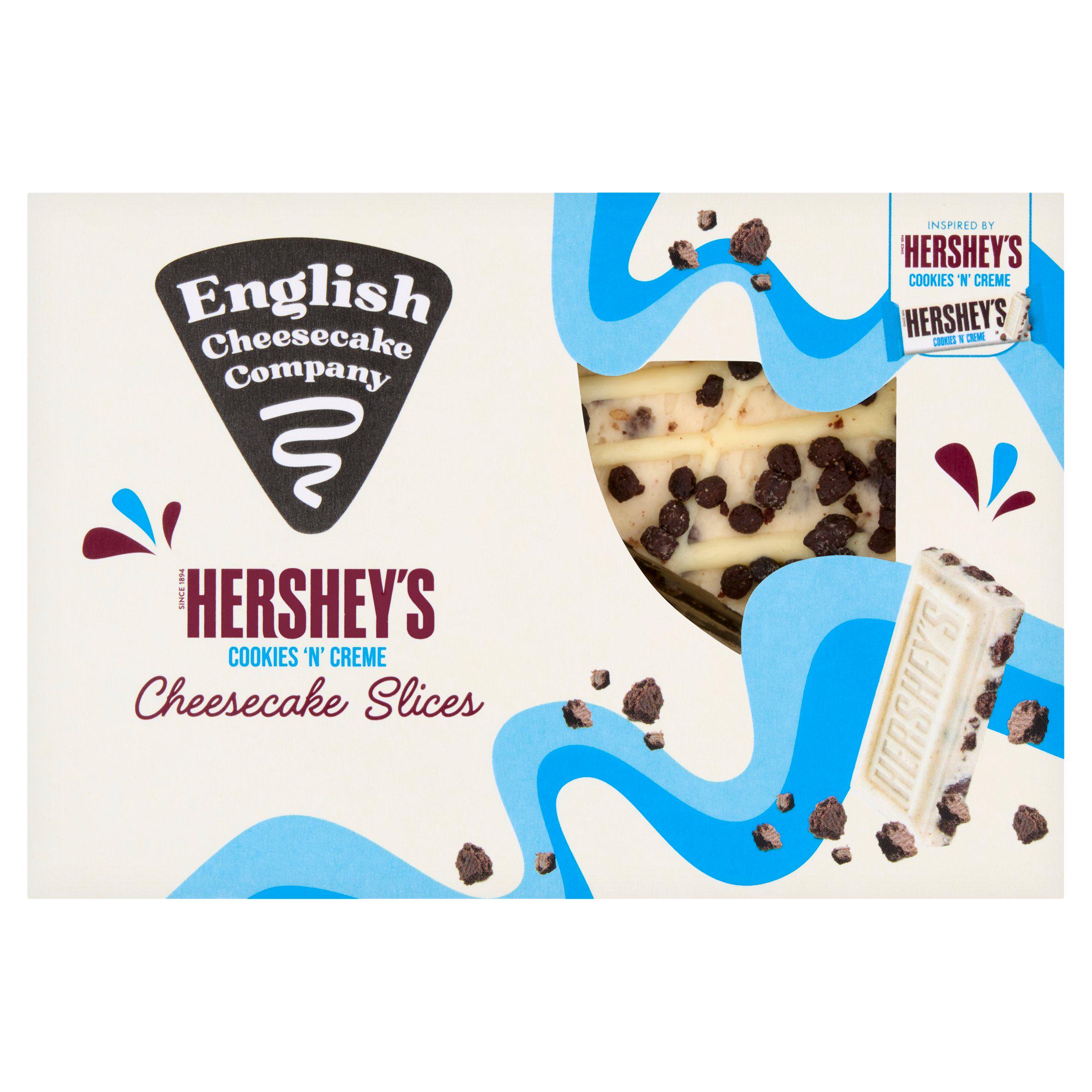 English Cheesecake Company 180g Hershey's Cookies N Creme Cheesecake Slices
