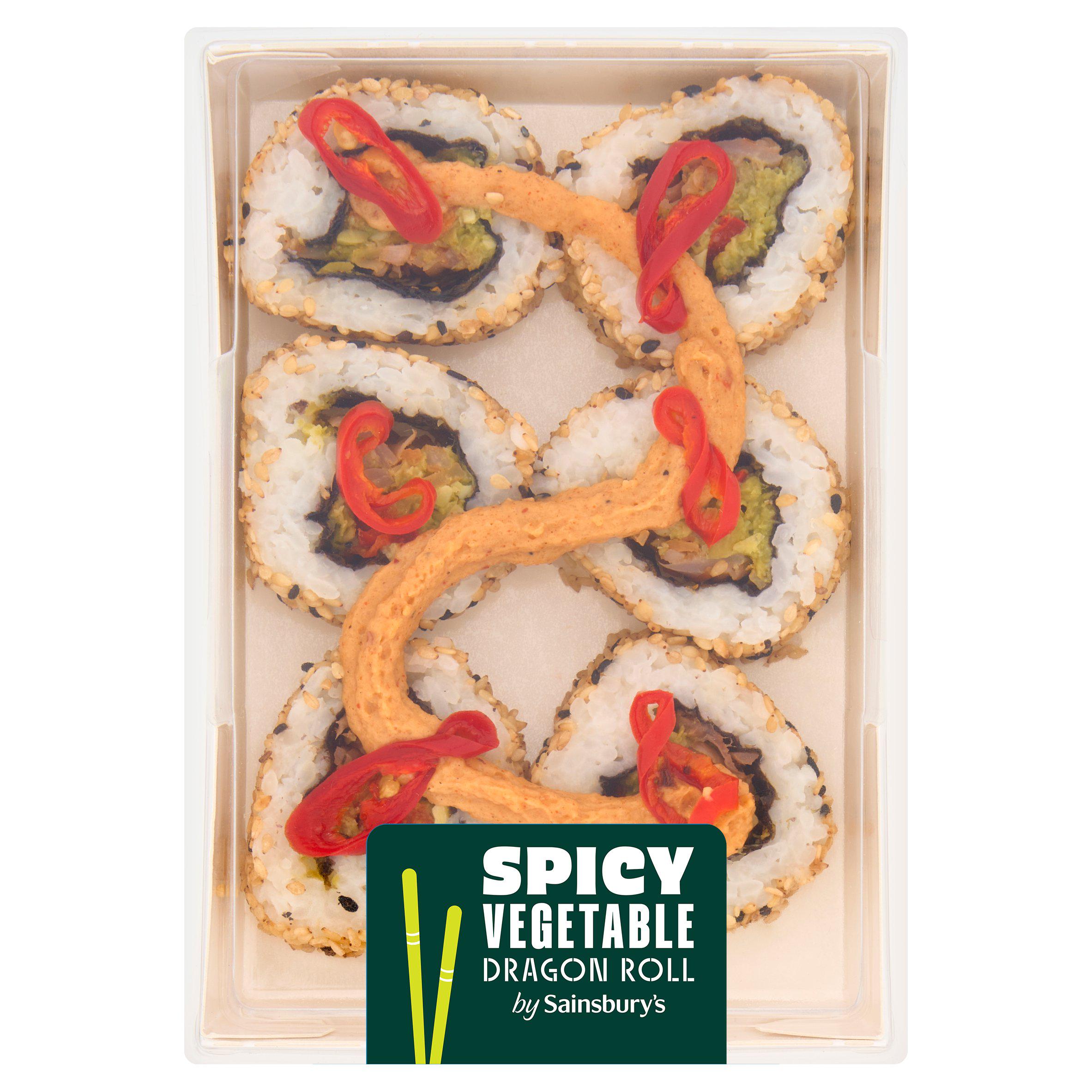 Sainsbury's Spicy Vegetable Dragon Roll