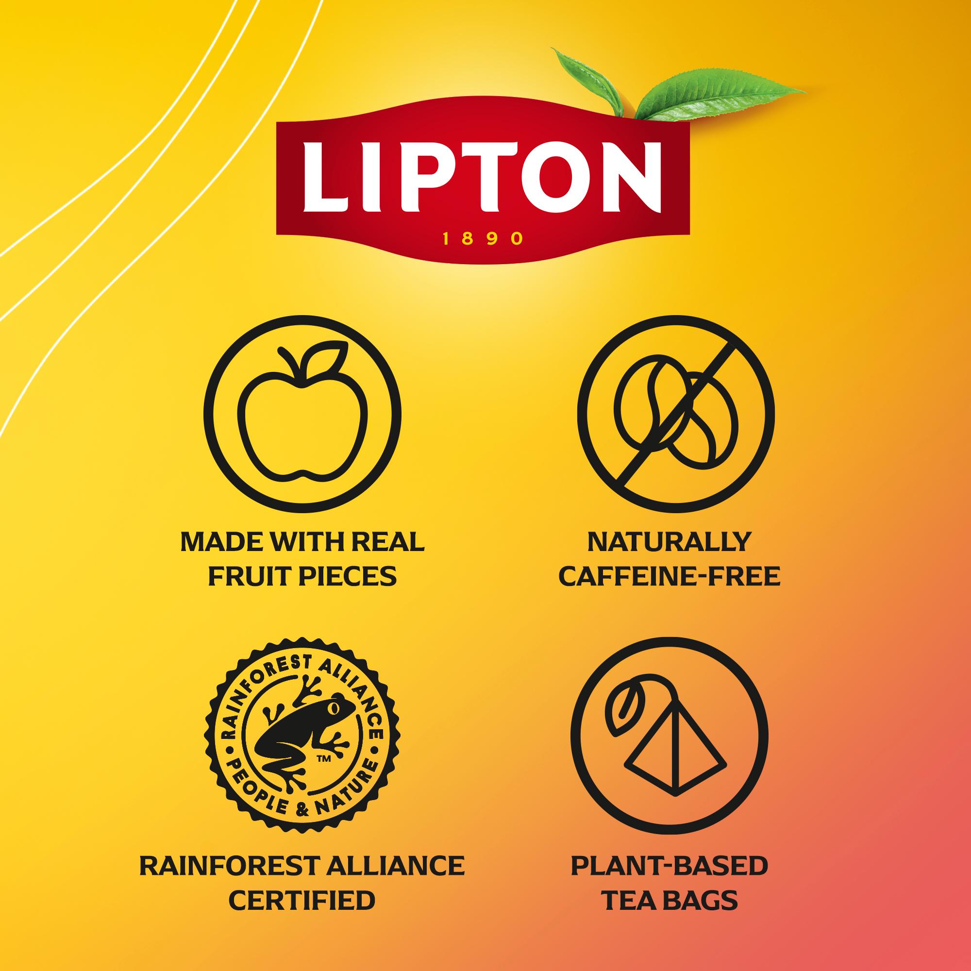 Lipton 20 x 1.8g Mango Passion Pyramid Tea Bags thumbnail 4