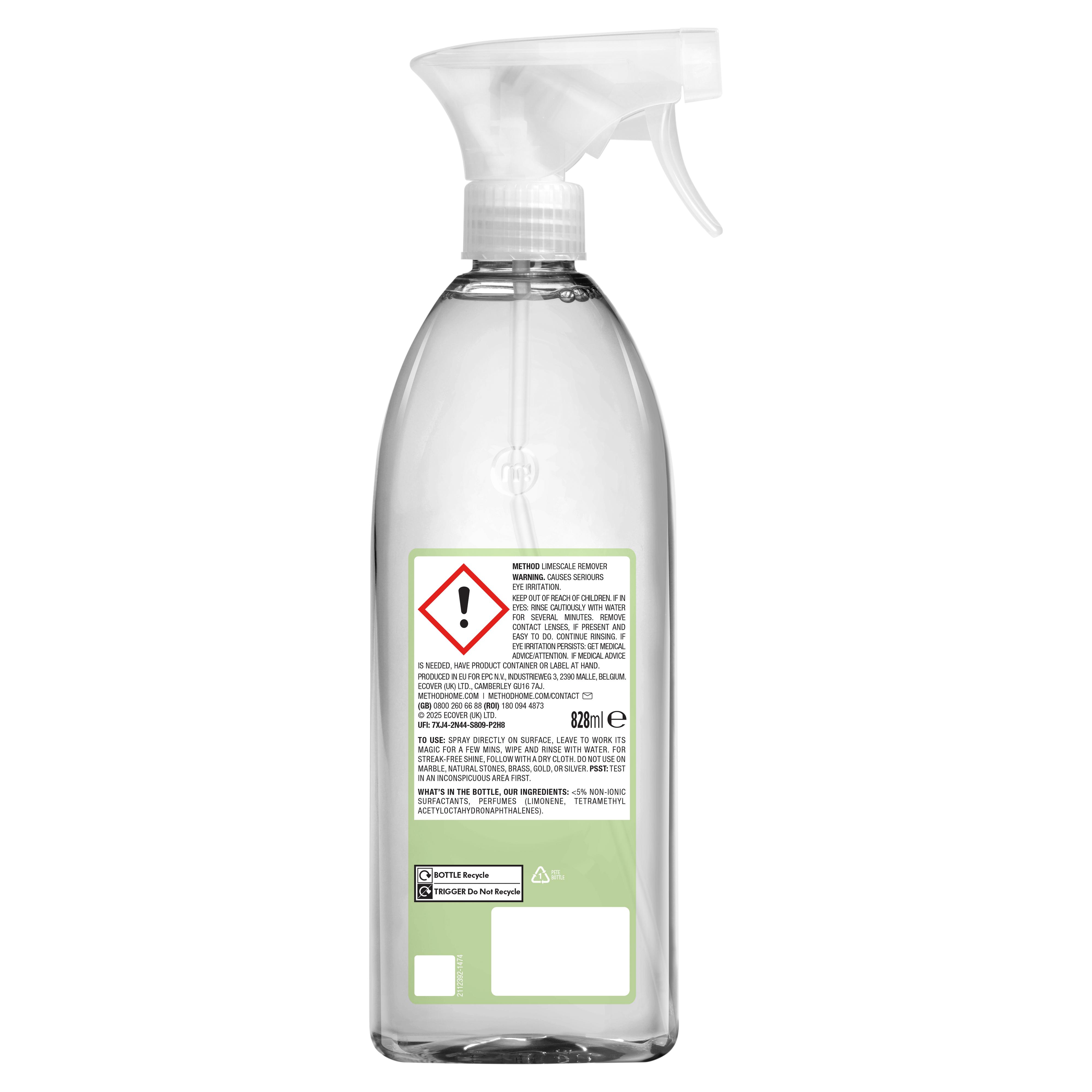 Method 828ml Spicy Lime Limescale Remover thumbnail 2