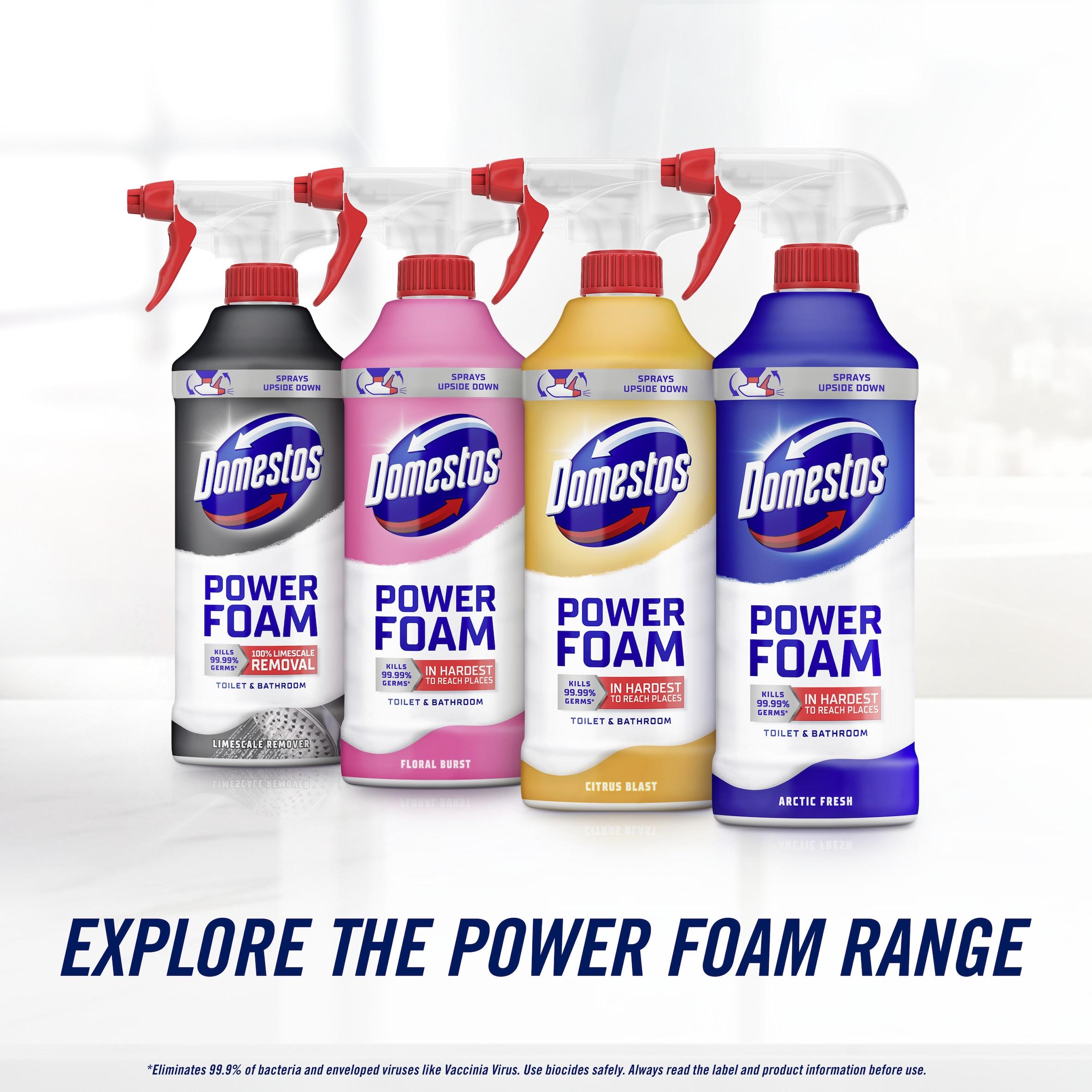 Domestos 450ml Pine Boost Bleach Foam thumbnail 6