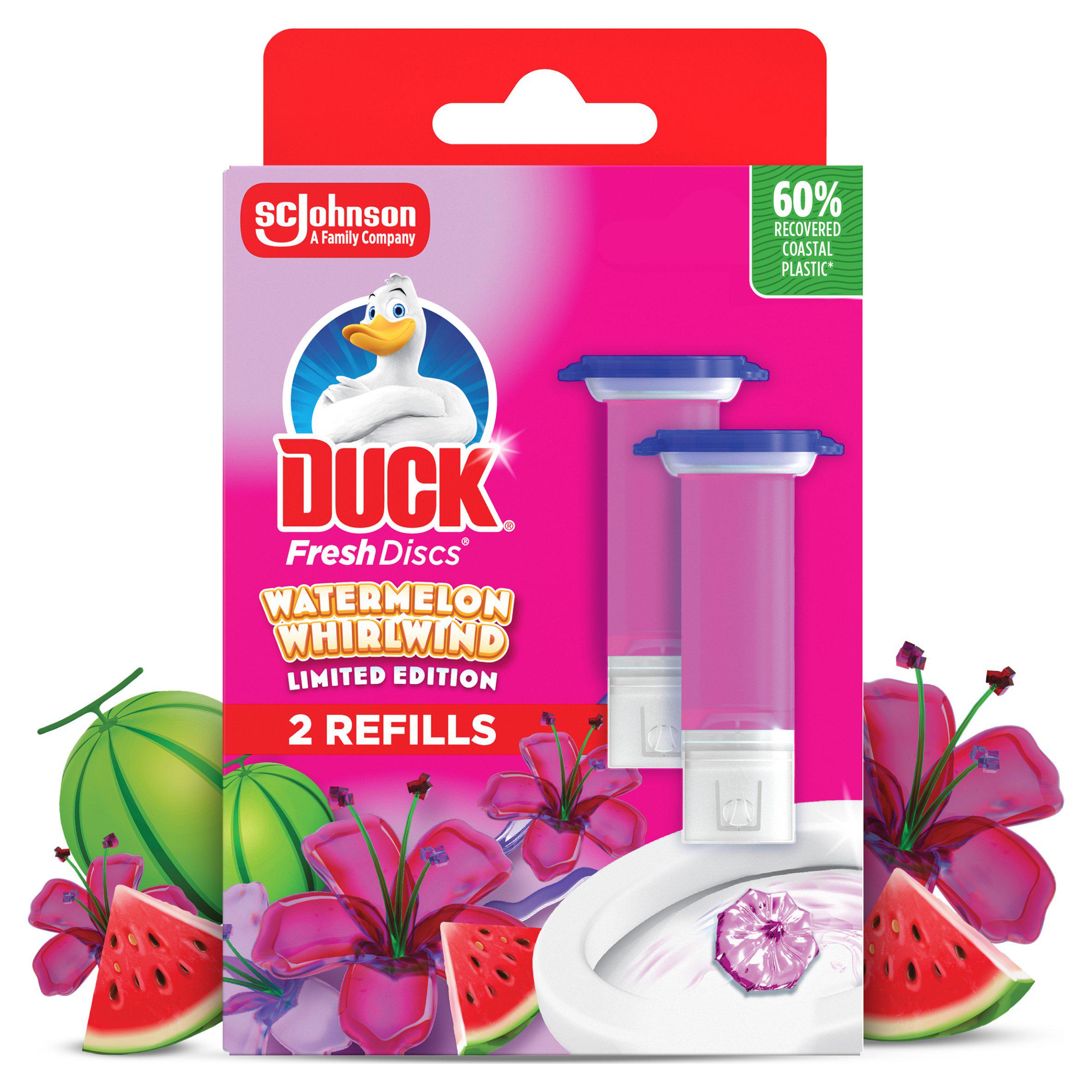 Fresh Discs Toilet Gel Refill Watermelon Whirlwind 2x36ml