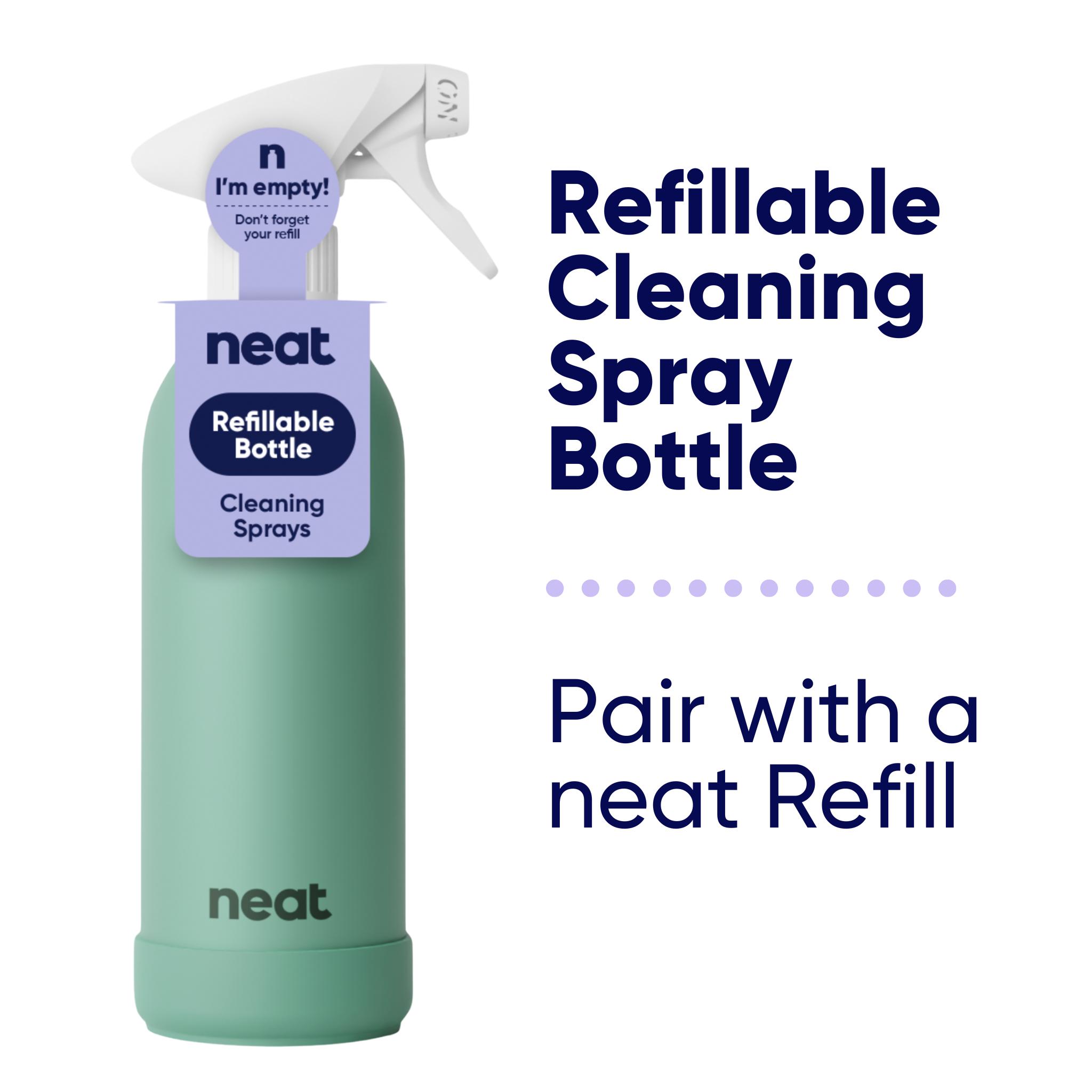 Neat 500ml Sage Refillable Cleaning Spray Bottle thumbnail 3
