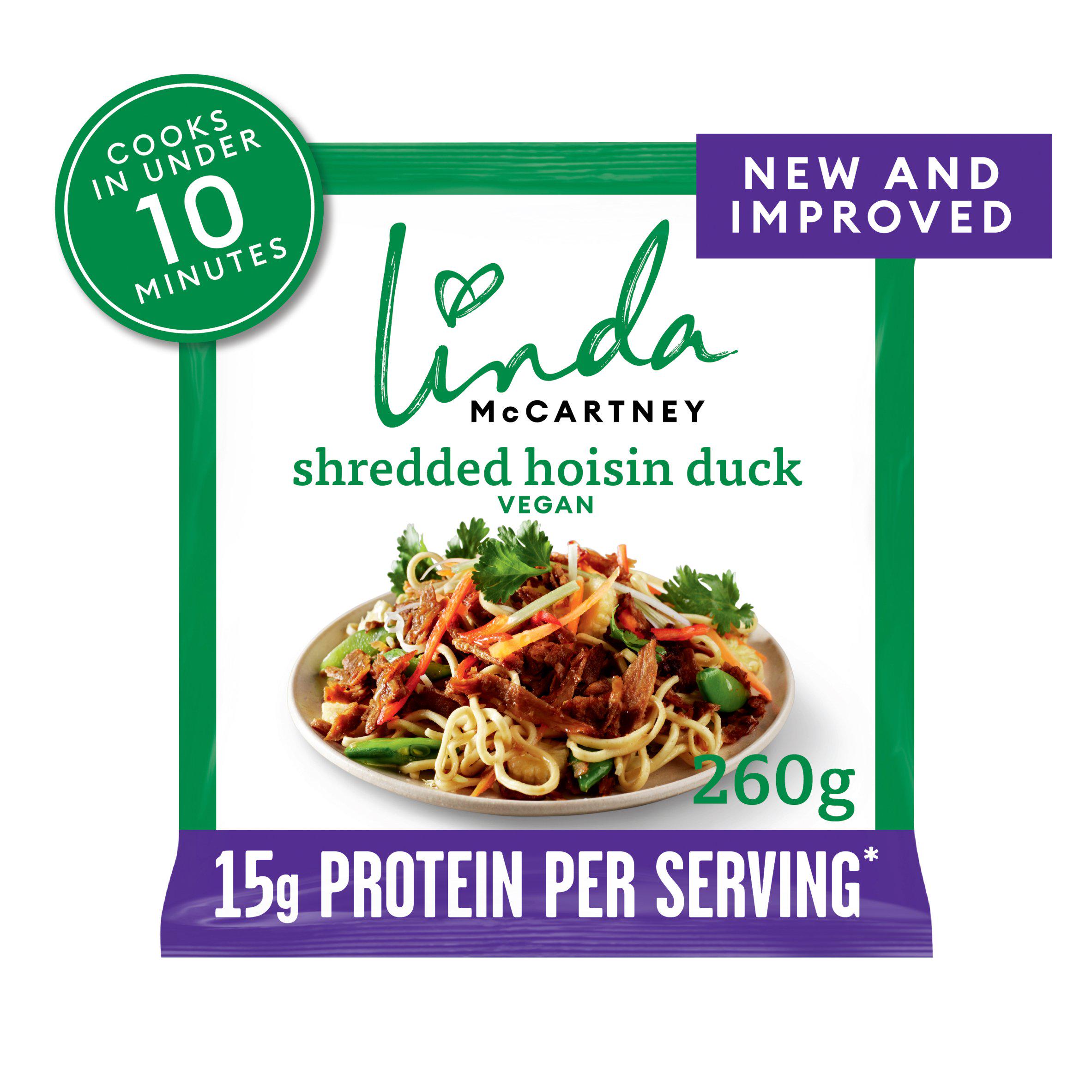 Linda McCartney 260g Vegan Shredded Hoisin Duck