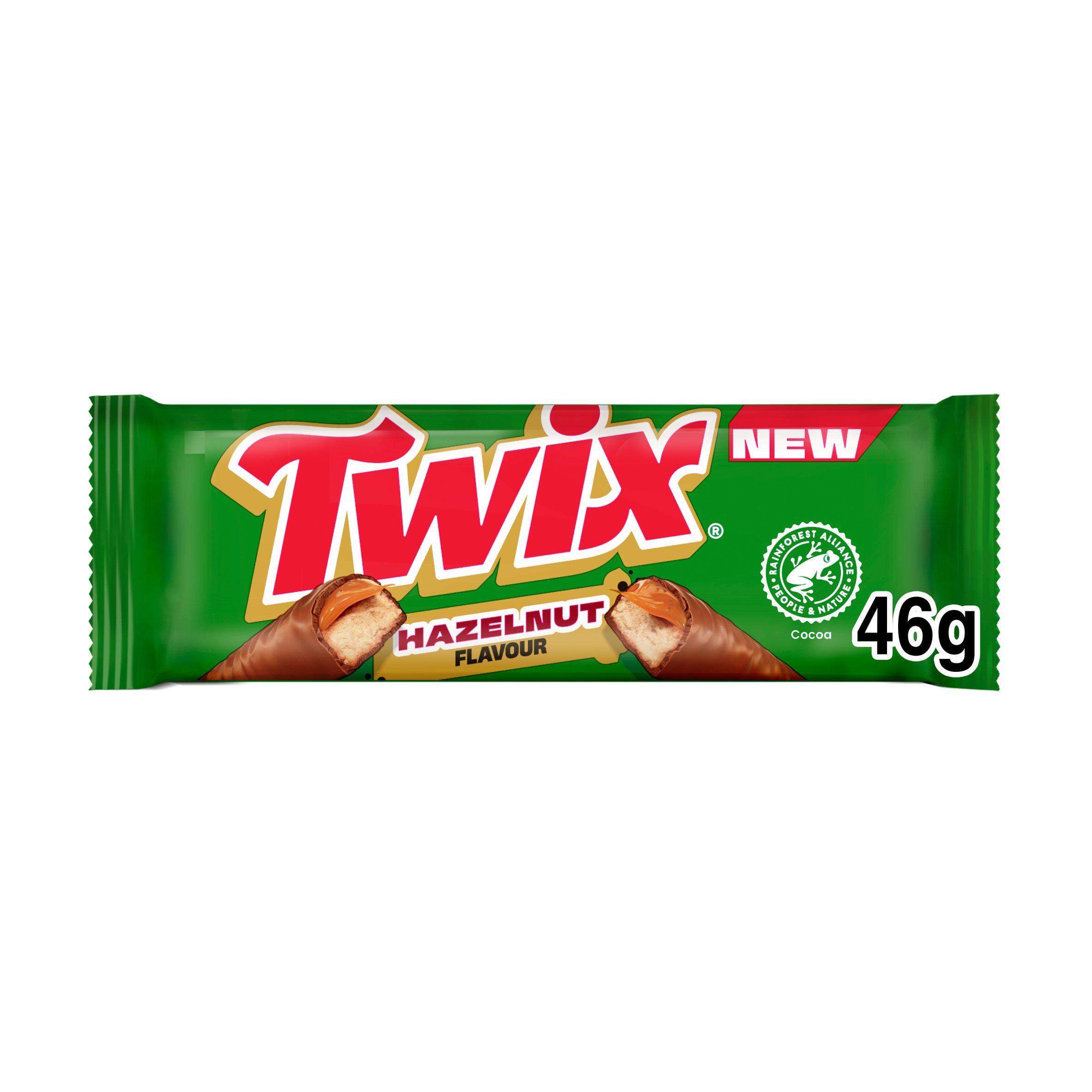 Twix 46g Hazelnut Milk Chocolate Bar