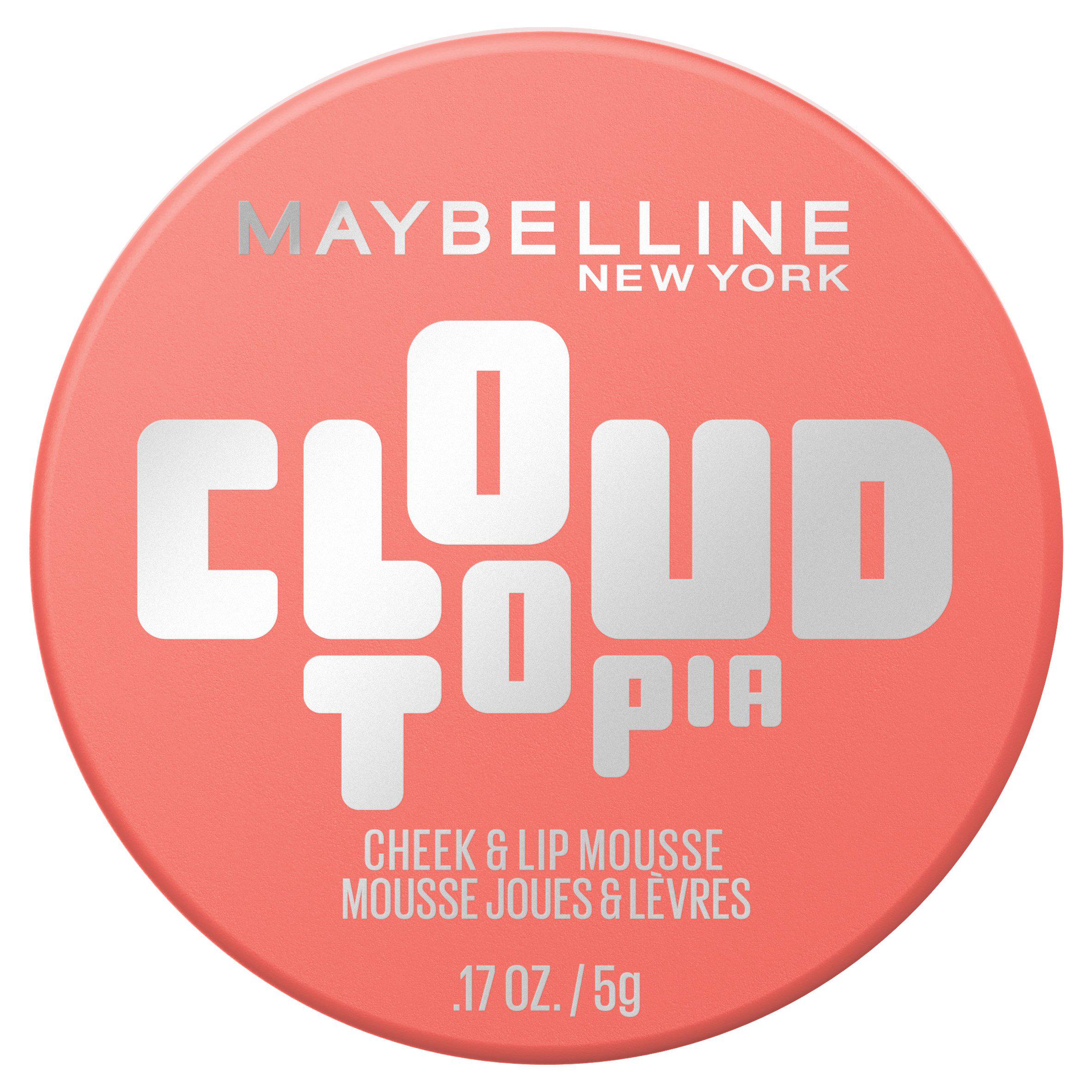Cloudtopia Blush Cheek & Lip Mousse Up to 14H Cheek Colour, 5 Coral Illusion