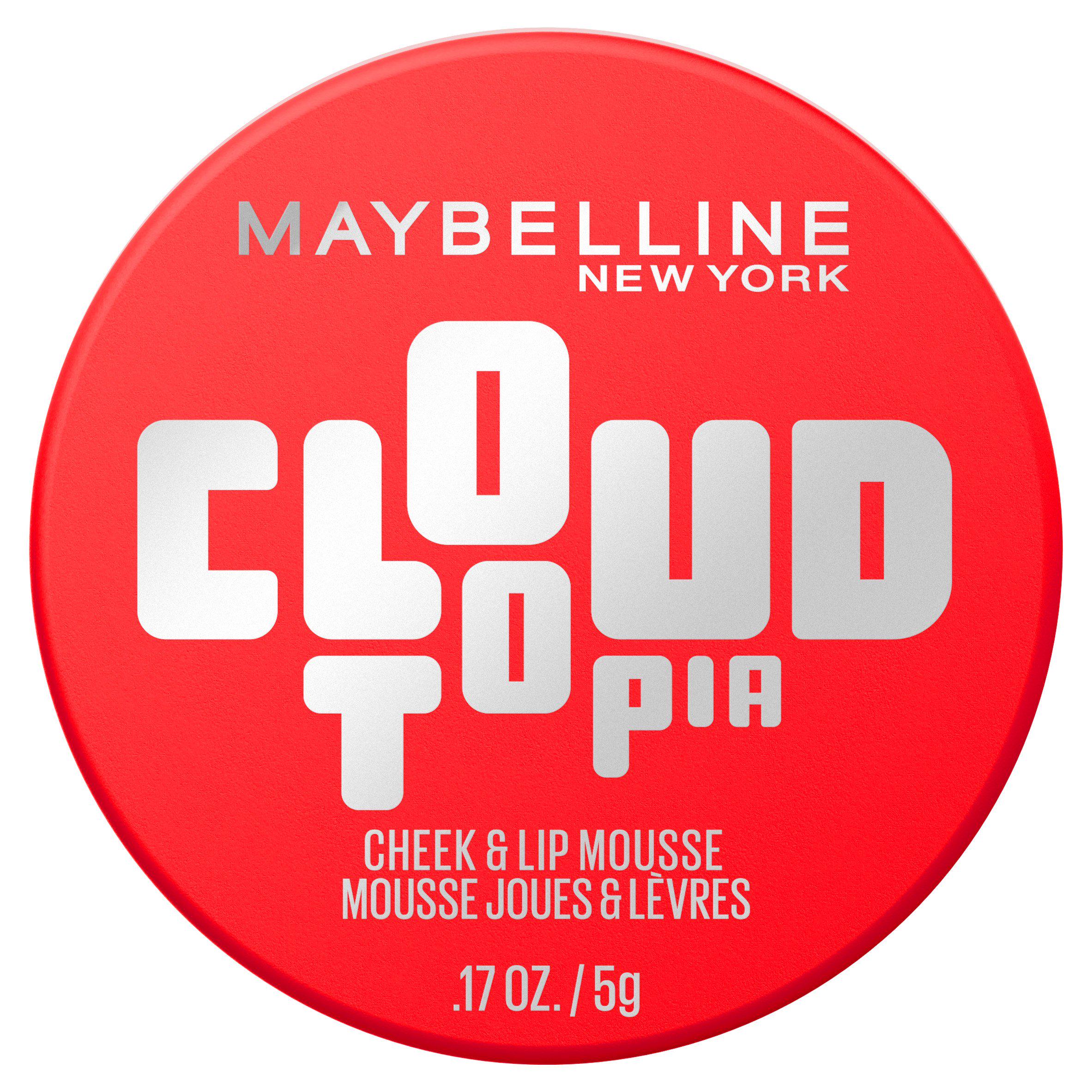 Cloudtopia Blush Cheek & Lip Mousse Up to 14H Cheek Colour, 3 Divine Crimson
