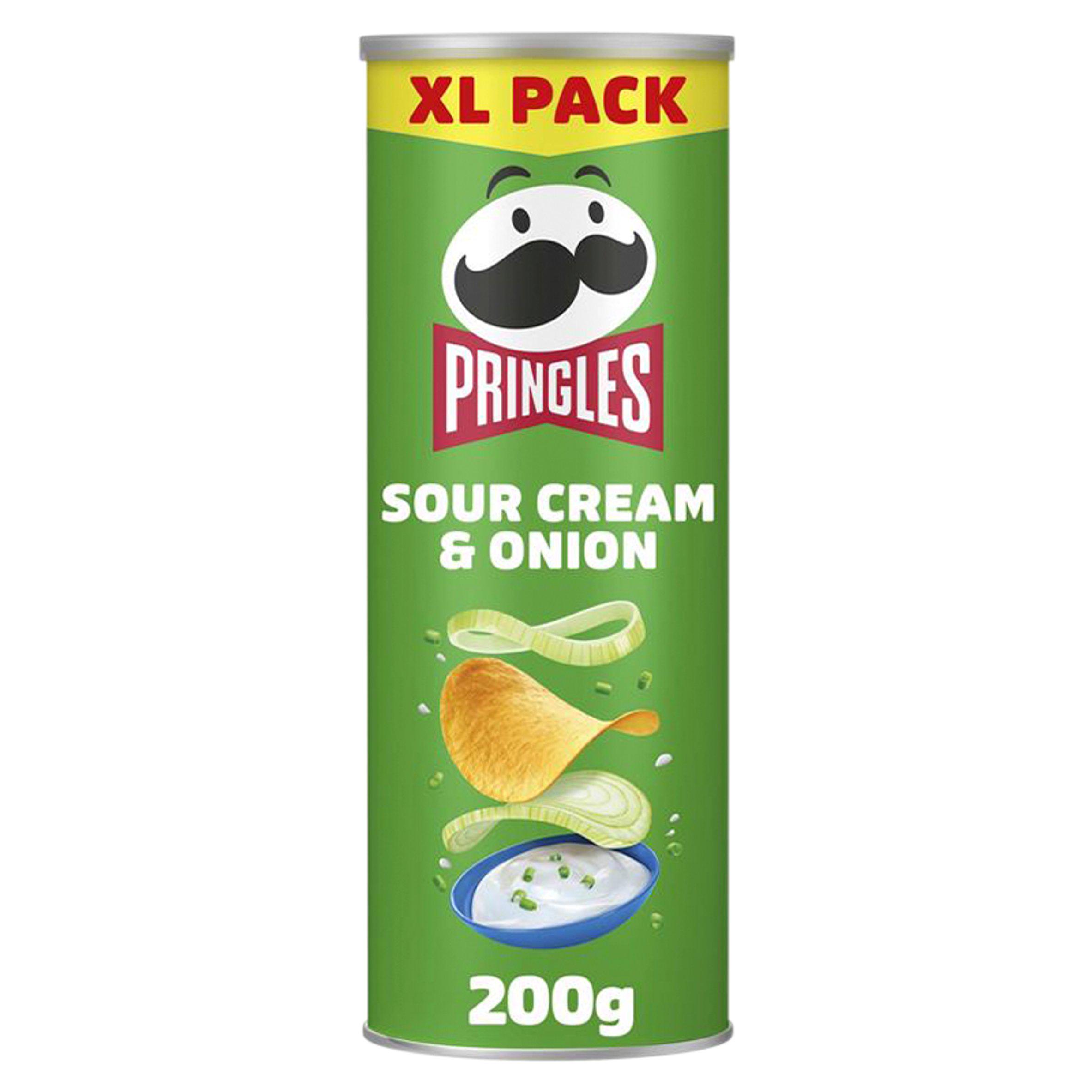 Pringles 200g Sour Cream & Onion Sharing Crisps