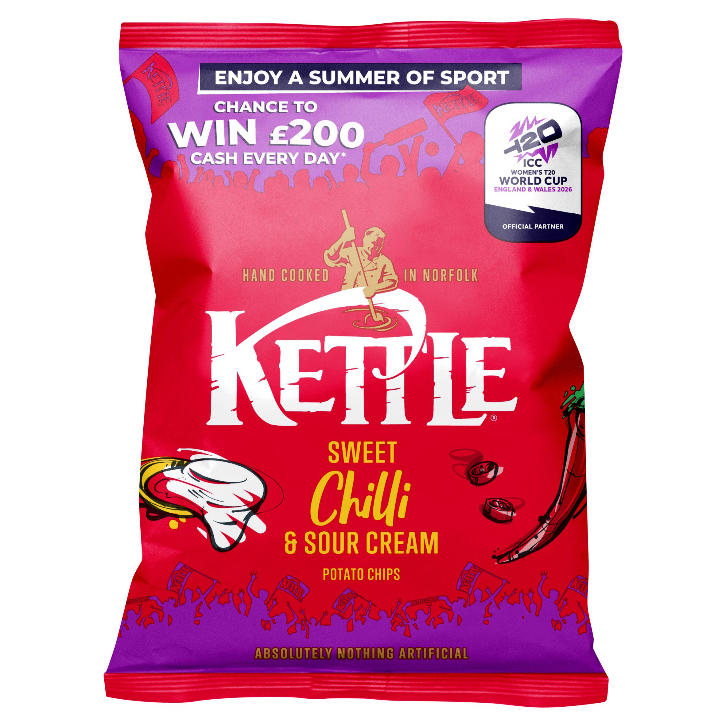 Kettle 130g Sweet Chilli & Sour Cream Potato Chips