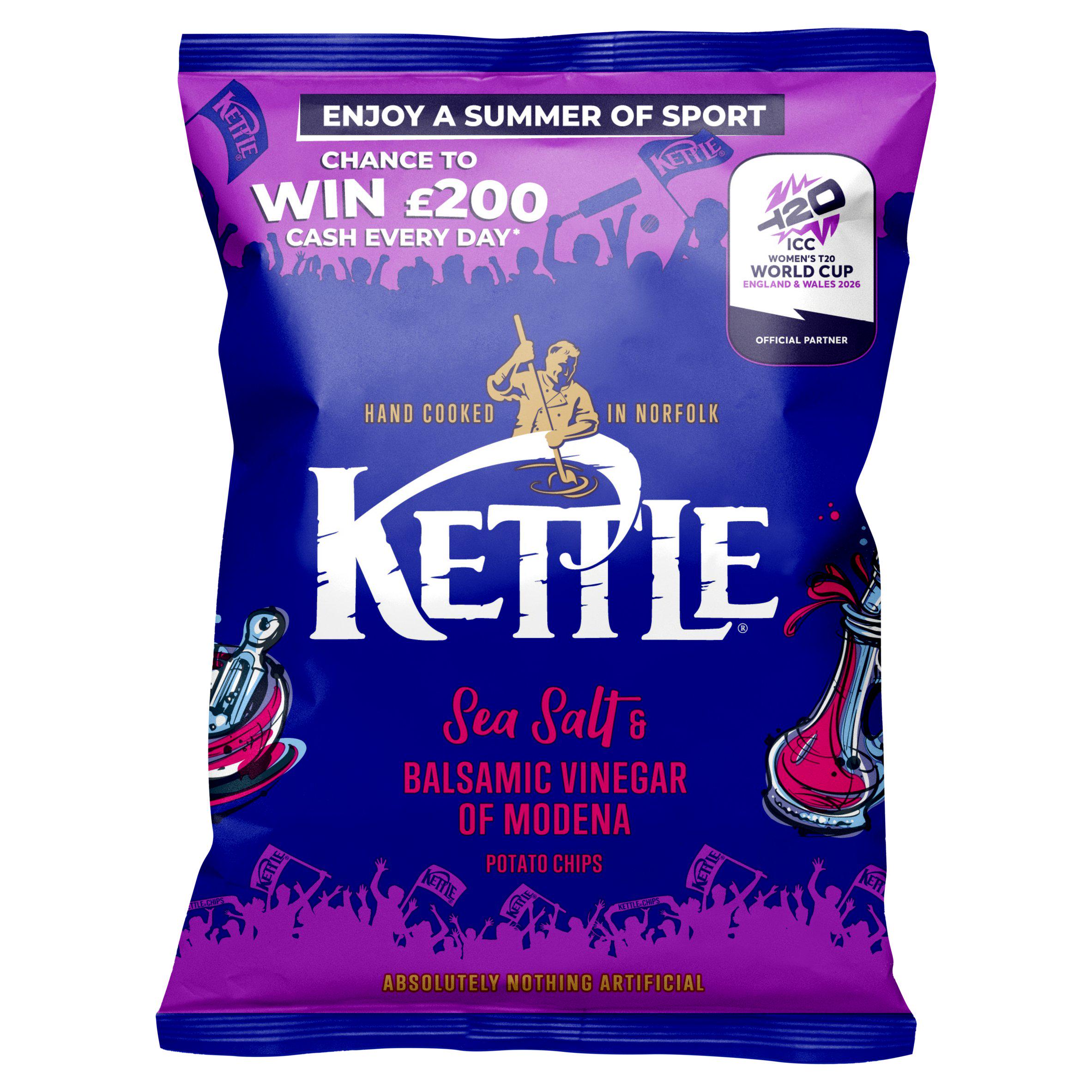 Kettle 130g Sea Salt & Balsamic Vinegar of Modena Potato Chips