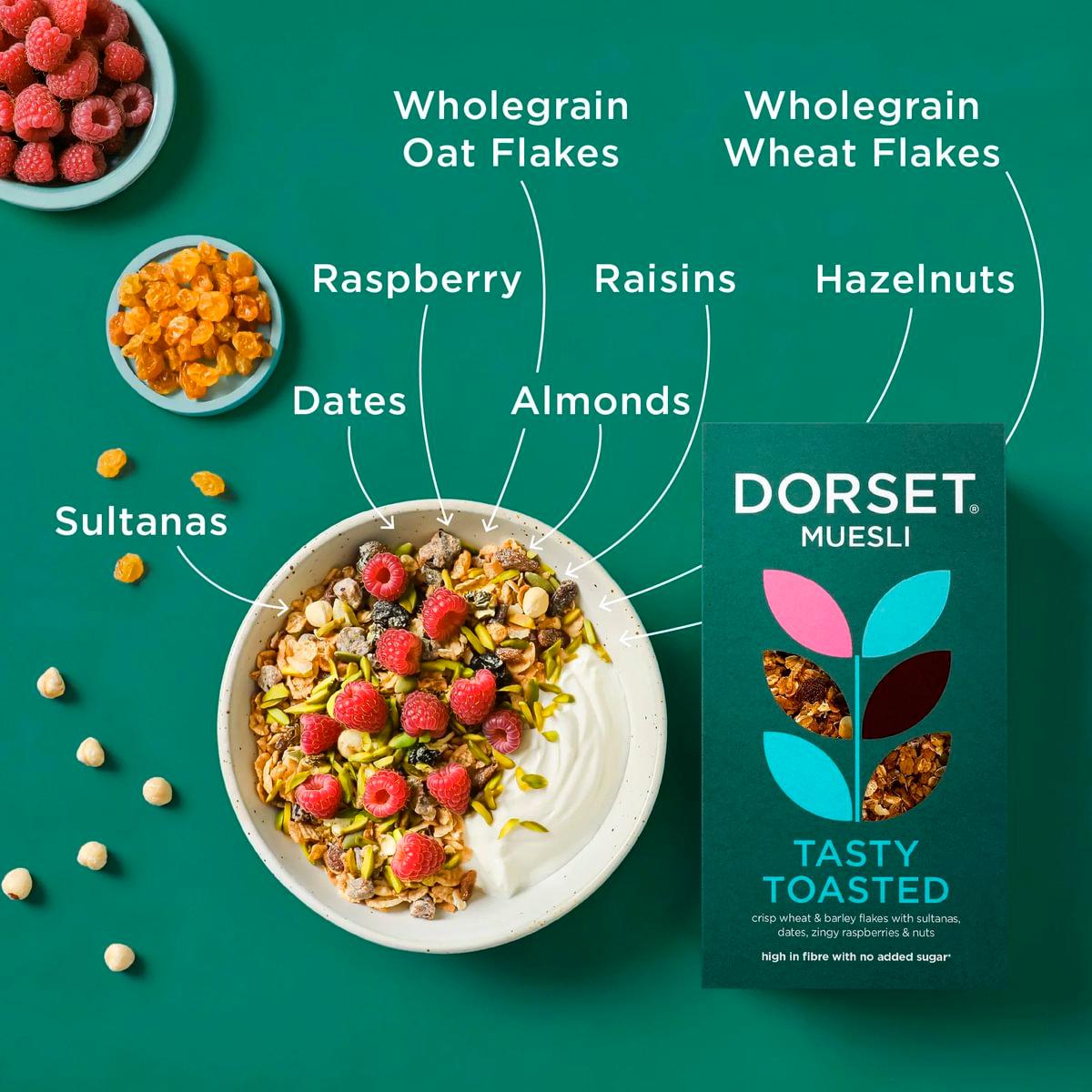 Dorset Cereals 500g Tasty Toasted Muesli thumbnail 3