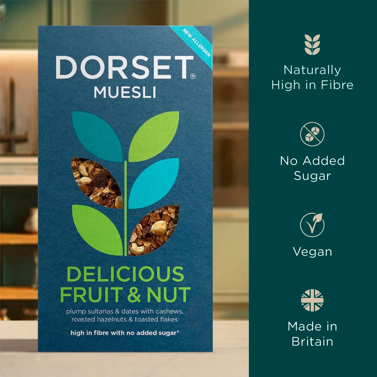 Dorset Cereals 500g Fruit & Nut Breakfast Muesli thumbnail 4