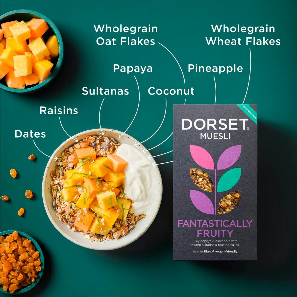 Dorset Cereals 500g Fantastically Fruity Breakfast Muesli thumbnail 3