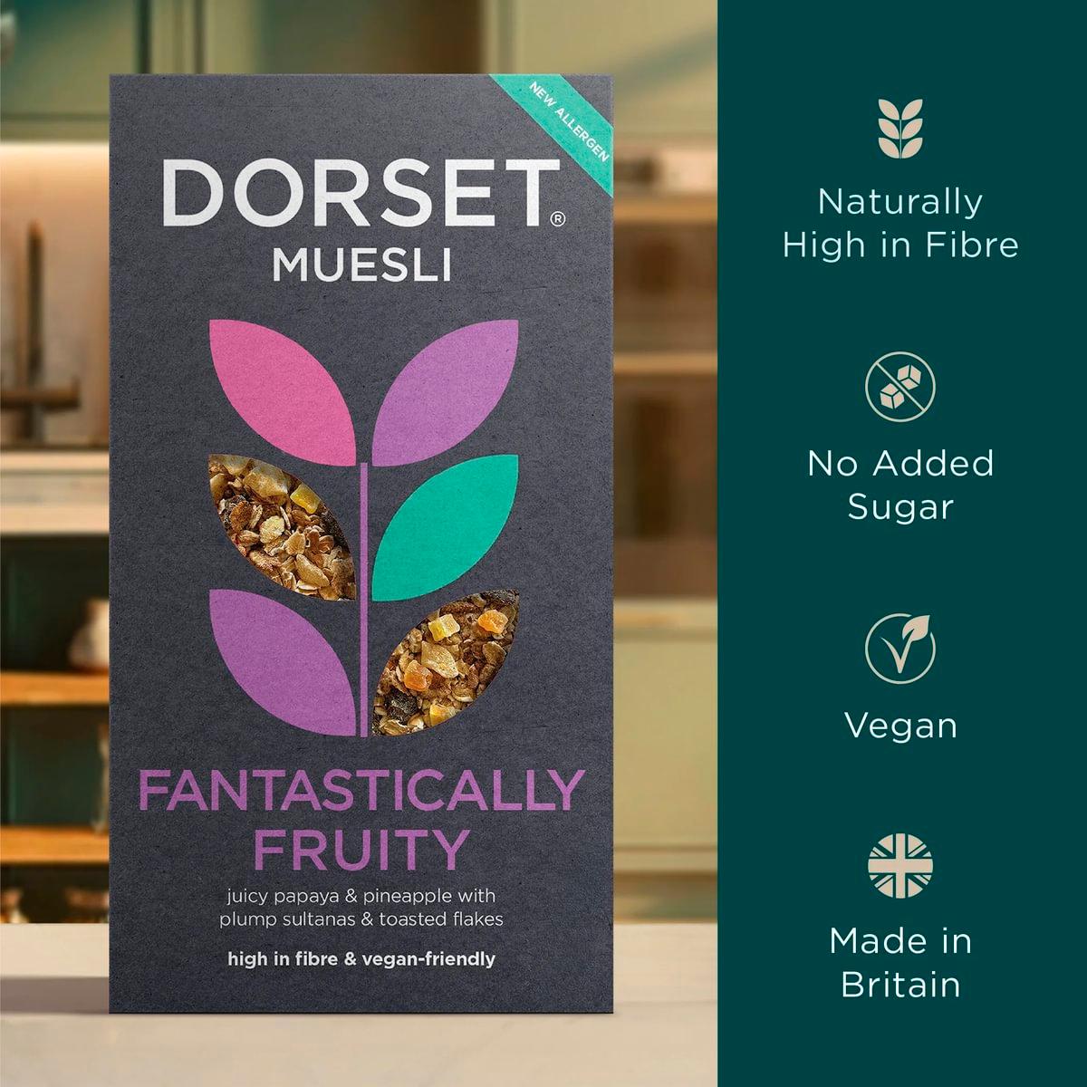 Dorset Cereals 500g Fantastically Fruity Breakfast Muesli thumbnail 4