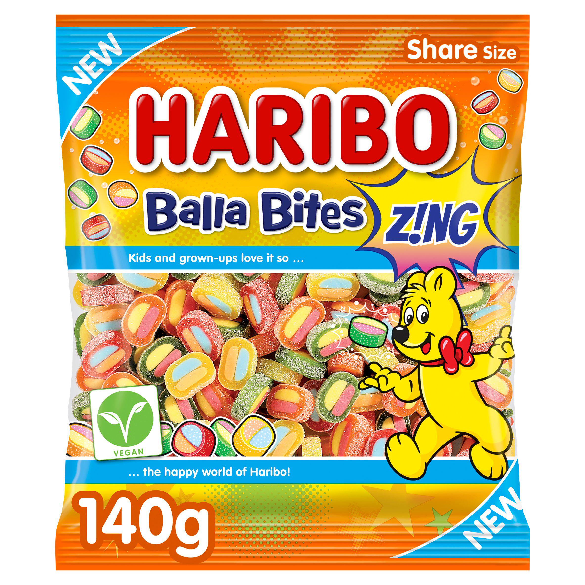 Haribo Balla Bites 140g Zing Candy