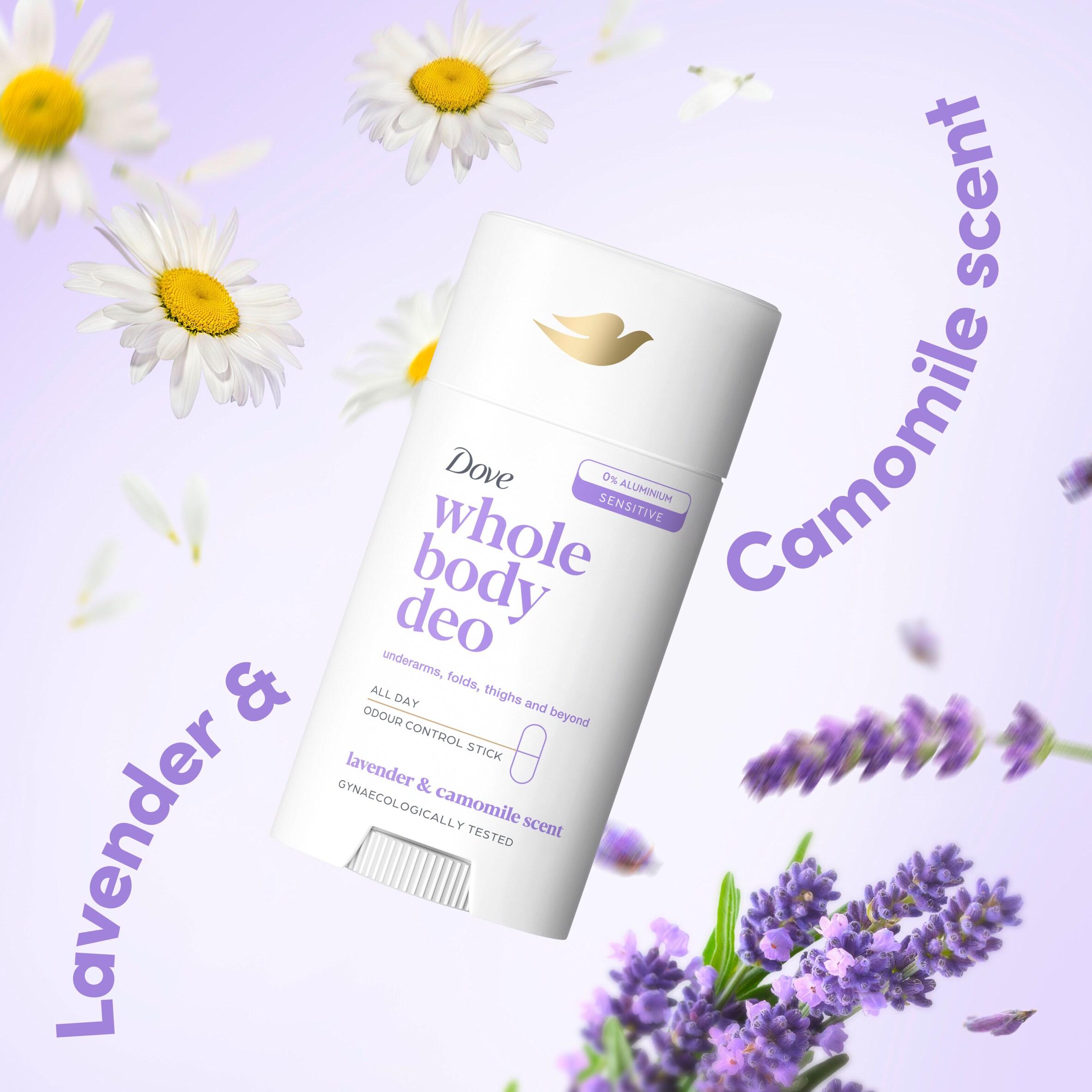 Dove 75ml Lavender & Camomile Whole Body Stick Deodorant thumbnail 3