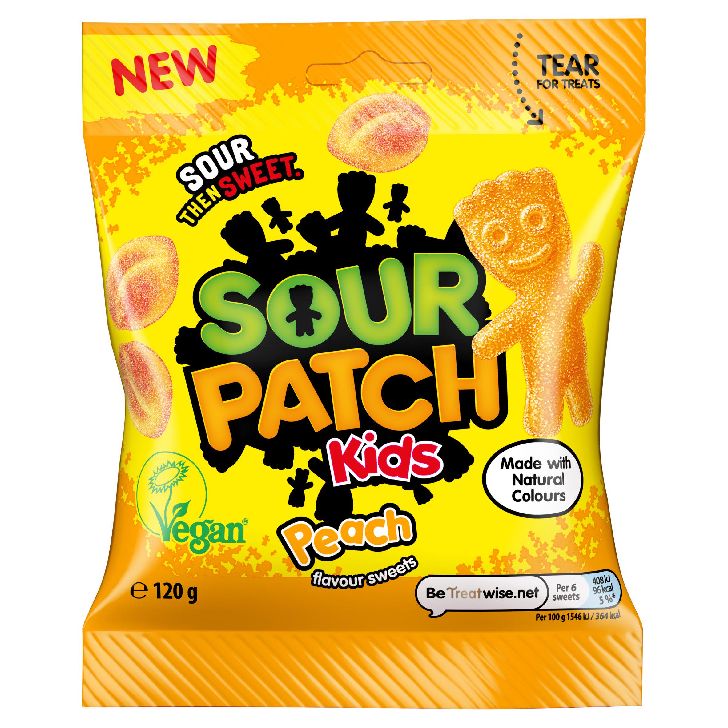 Sour Patch Kids 120g Peach Flavour Sweets Bag