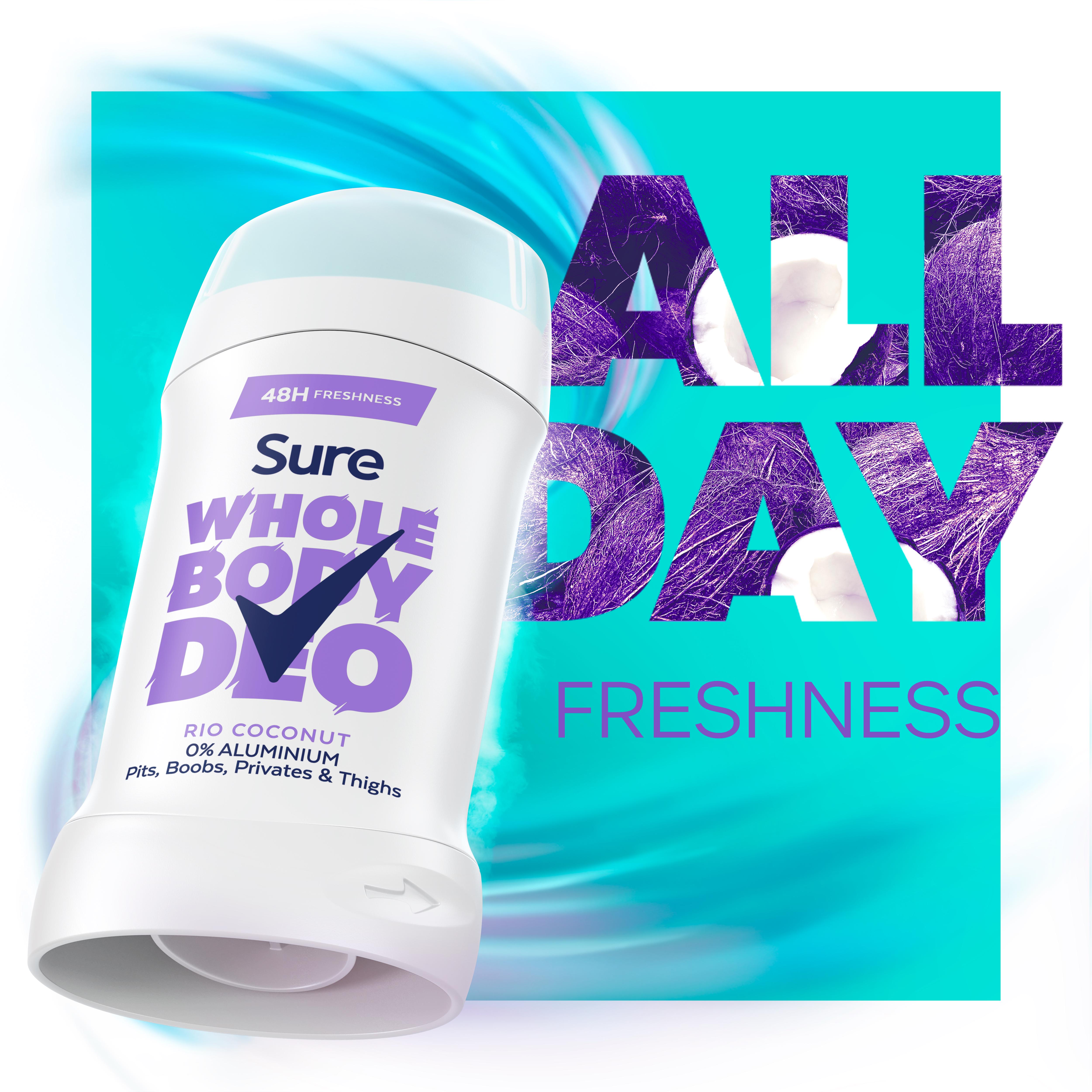 Sure 50ml Rio Coconut Whole Body Deodorant thumbnail 4