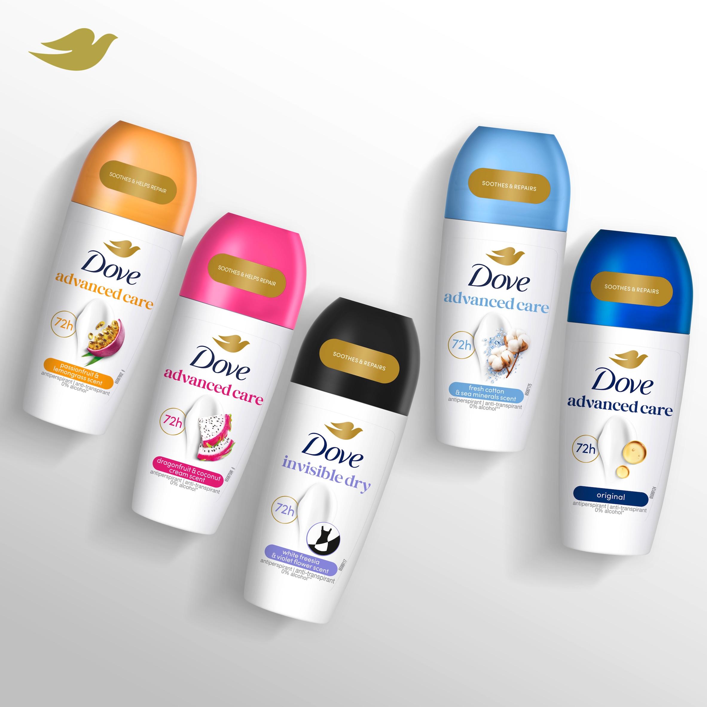 Dove Advanced Care 50ml Fresh Cotton & Sea Minerals Antiperspirant Roll on Deodorant thumbnail 5