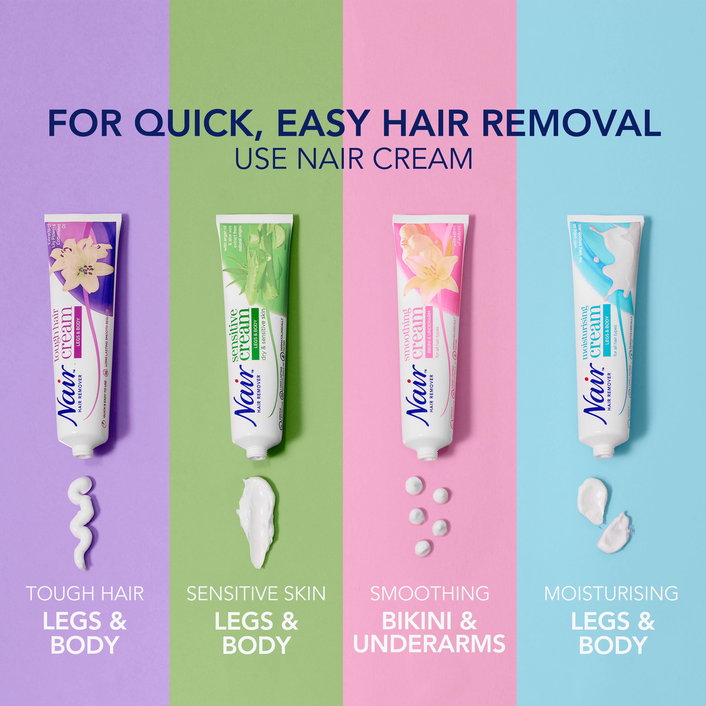 Nair 90ml Legs & Body Tough Hair Remover Cream thumbnail 5