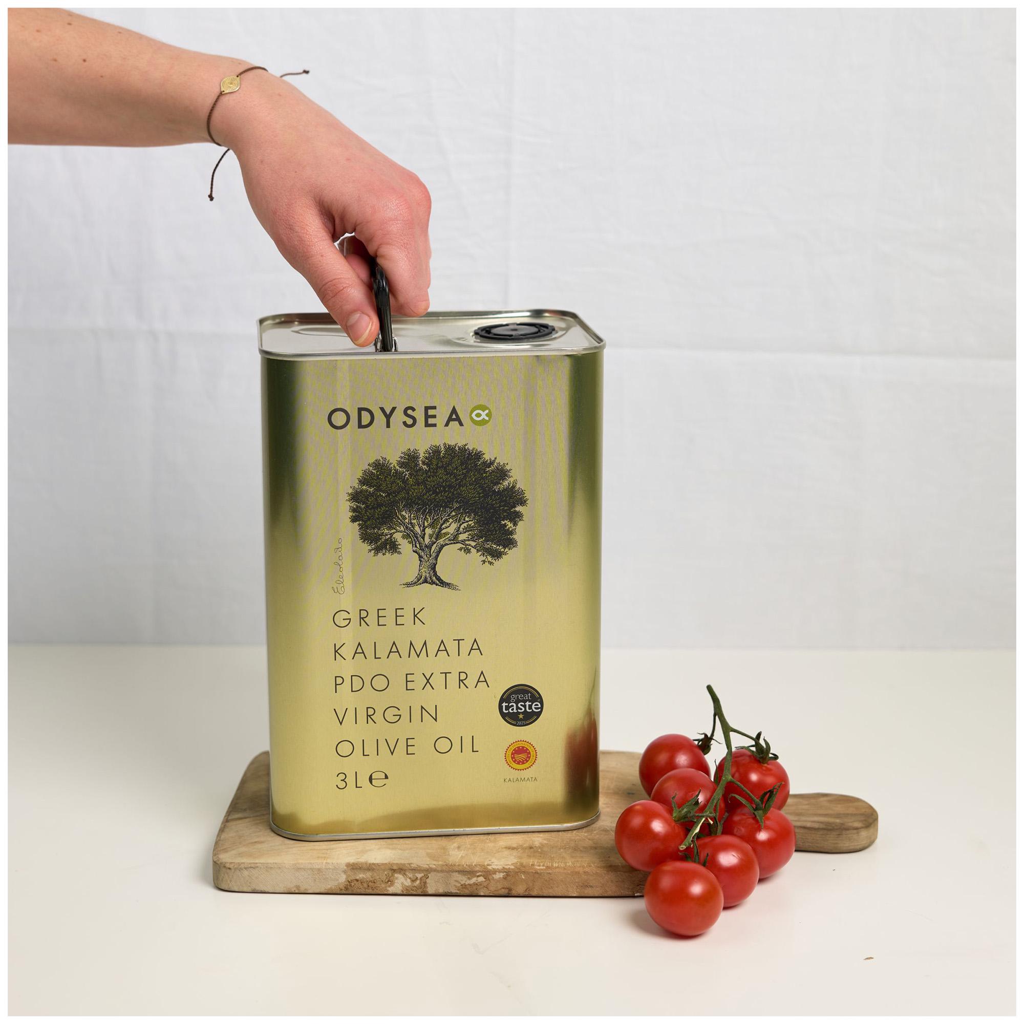 Odysea Greek Kalamata PDO Extra Virgin Olive Oil 3L thumbnail 3
