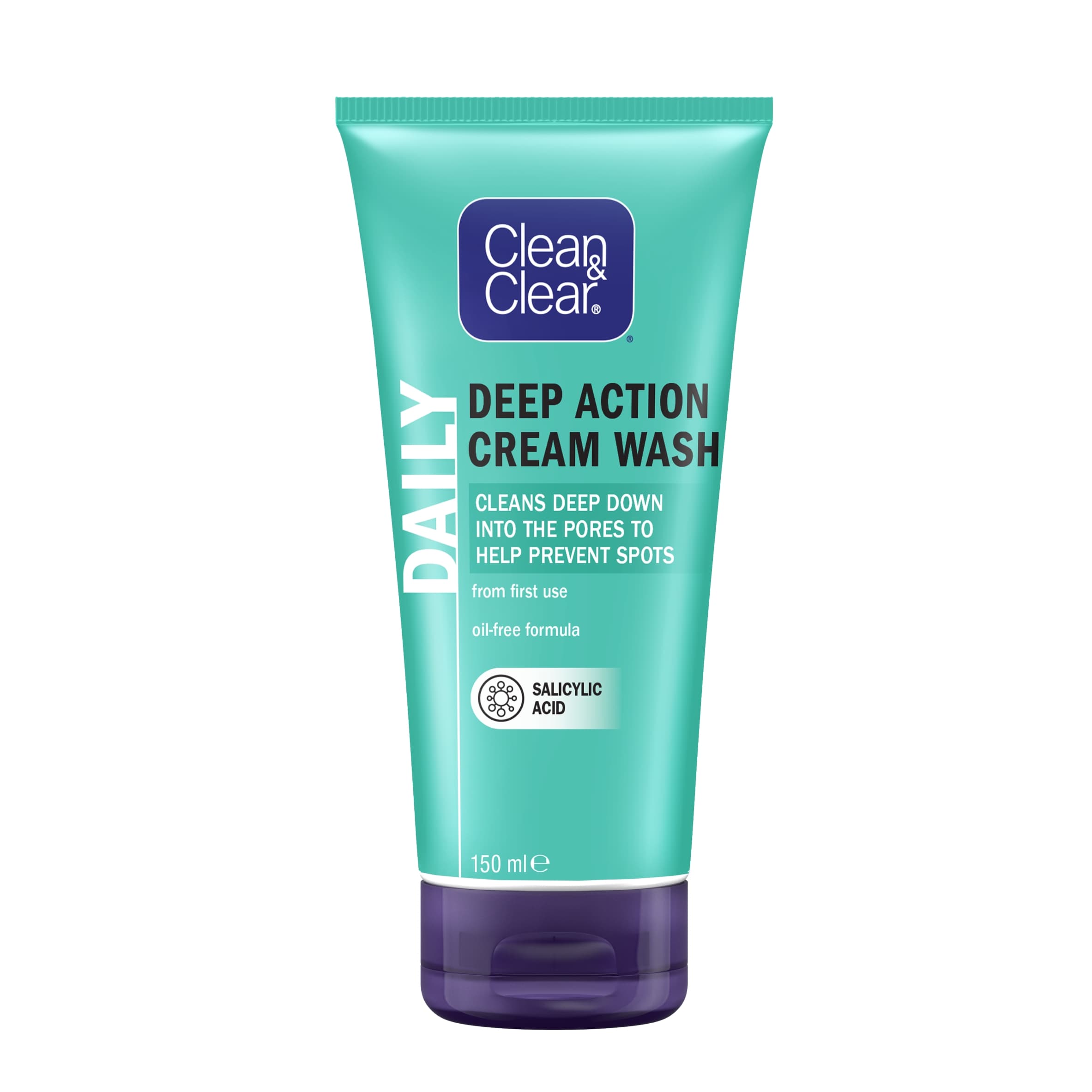 Clean & Clear Deep Action Oil Free Cream Face Wash