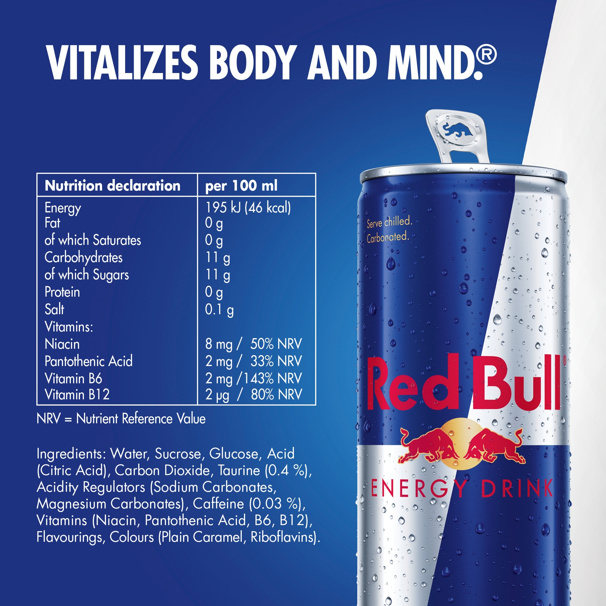 Red Bull Energy Drink 4 X 250Ml thumbnail 3