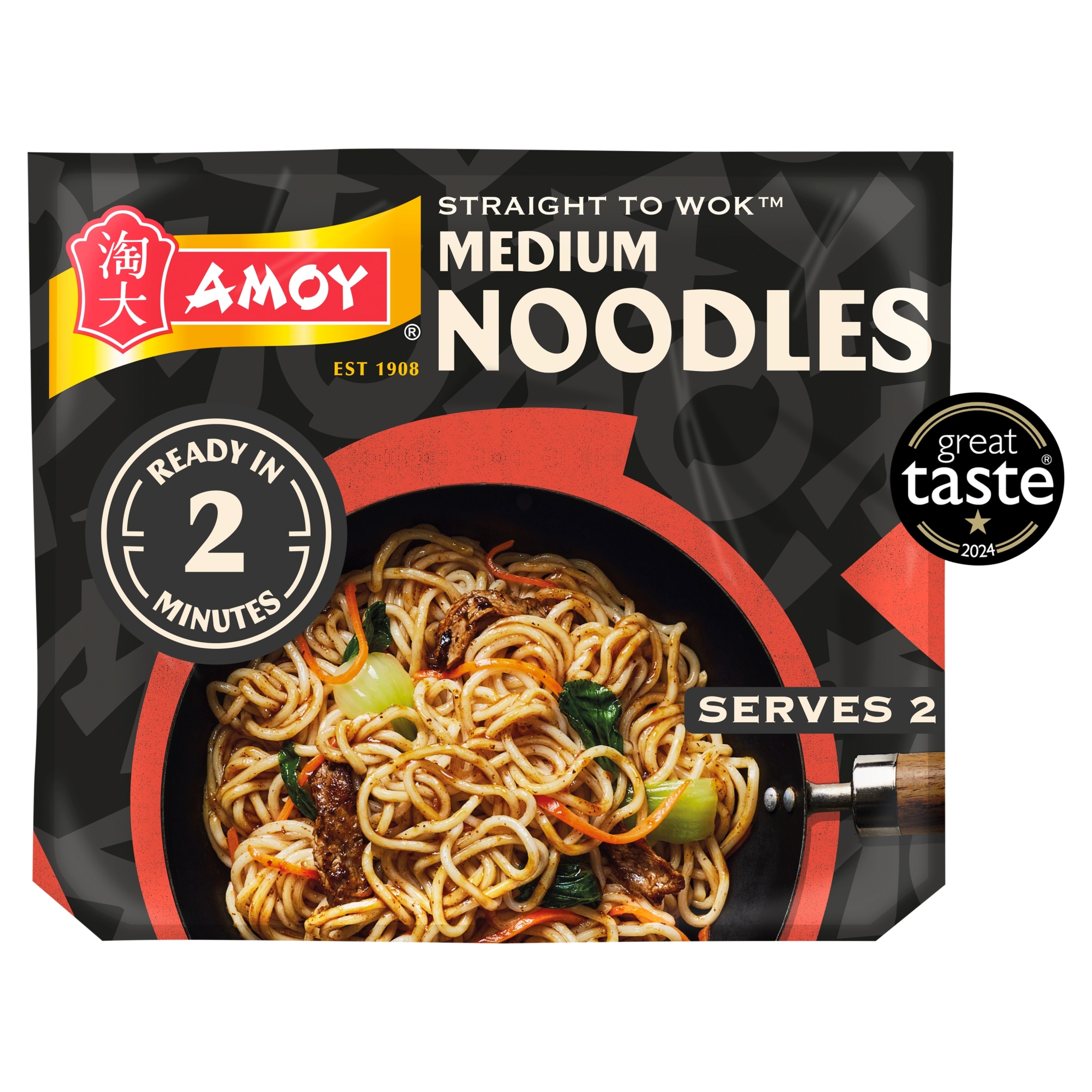 Amoy Medium Noodles 2X150g thumbnail 3