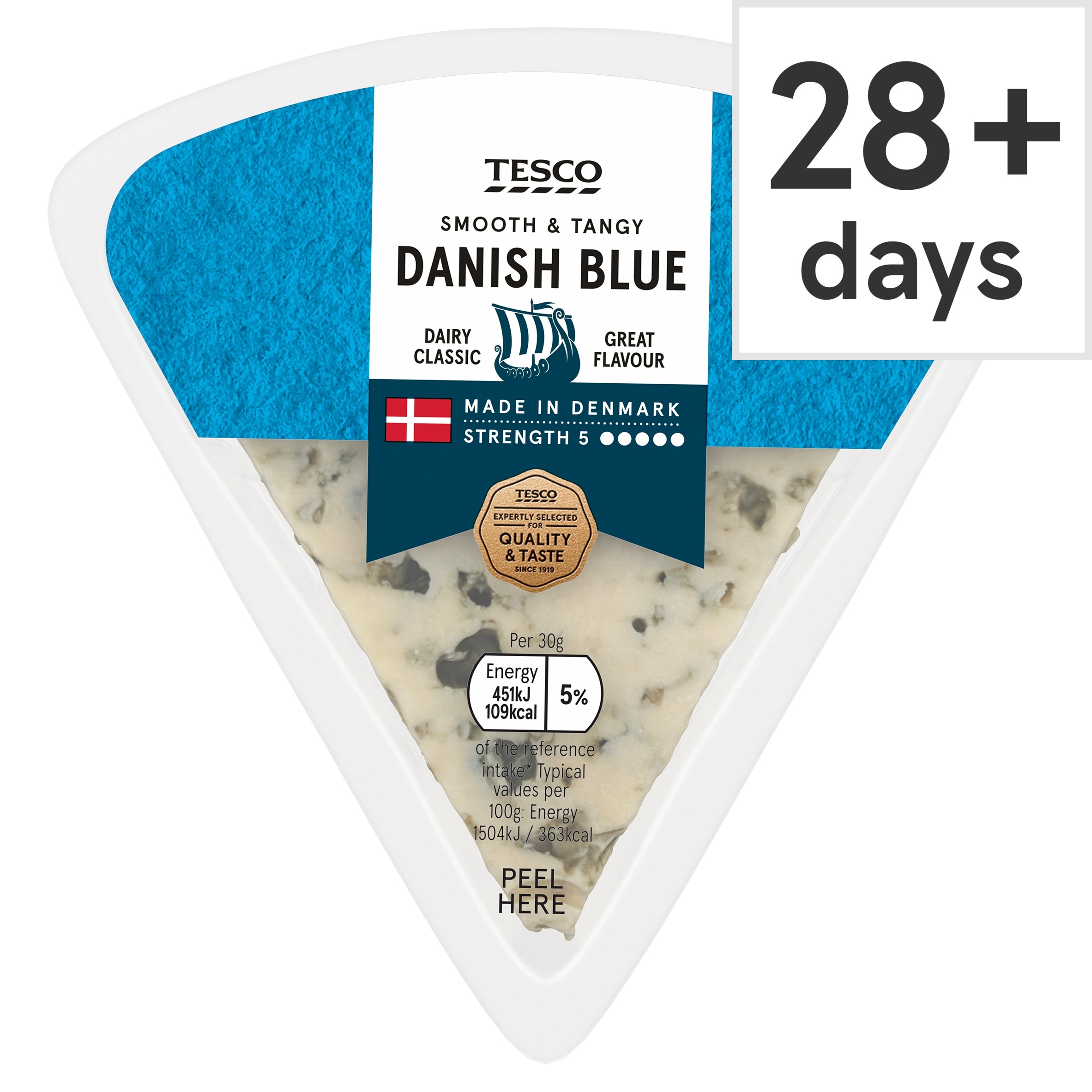 Tesco Danish Blue Cheese 150 G