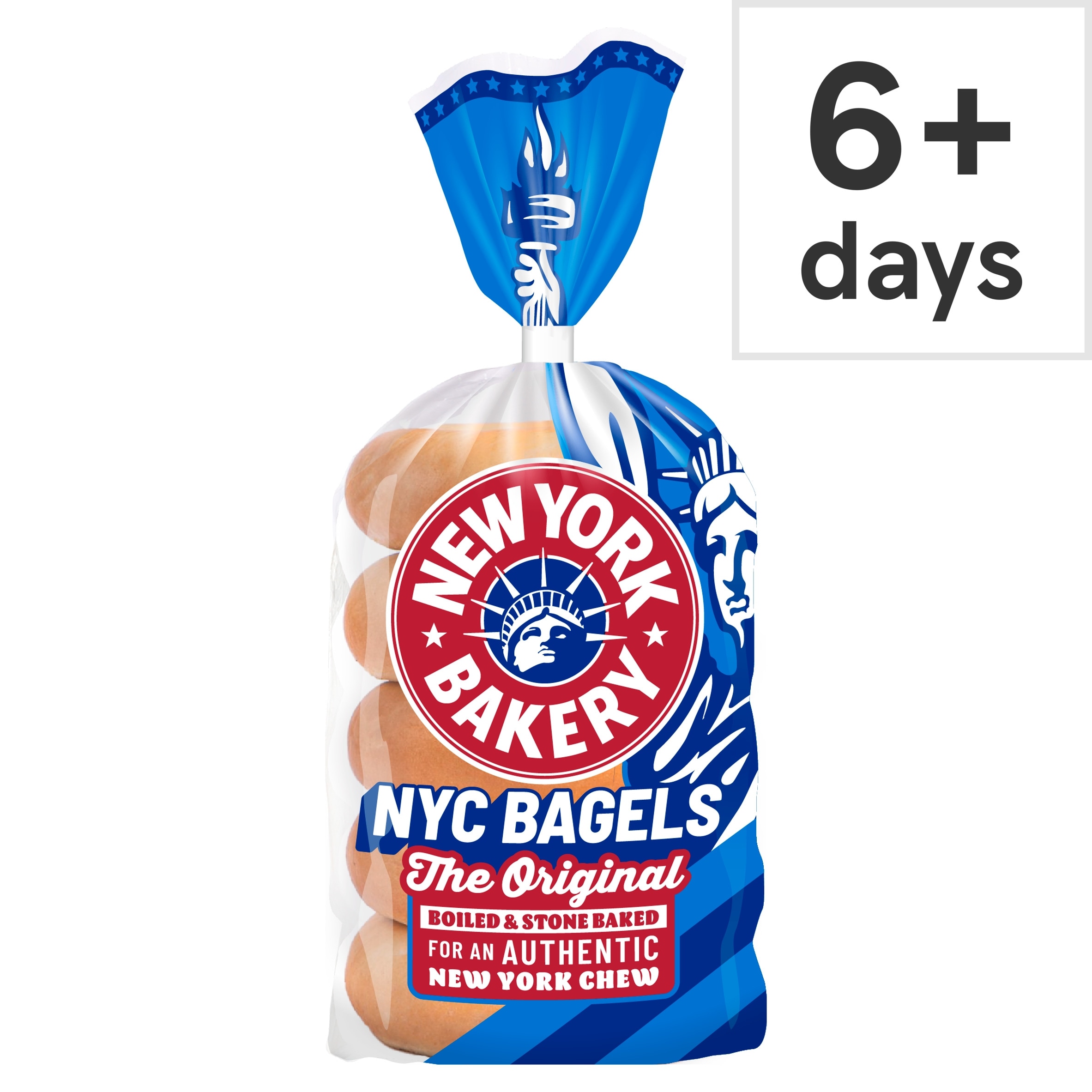 New York Bakery Co. Plain Bagels