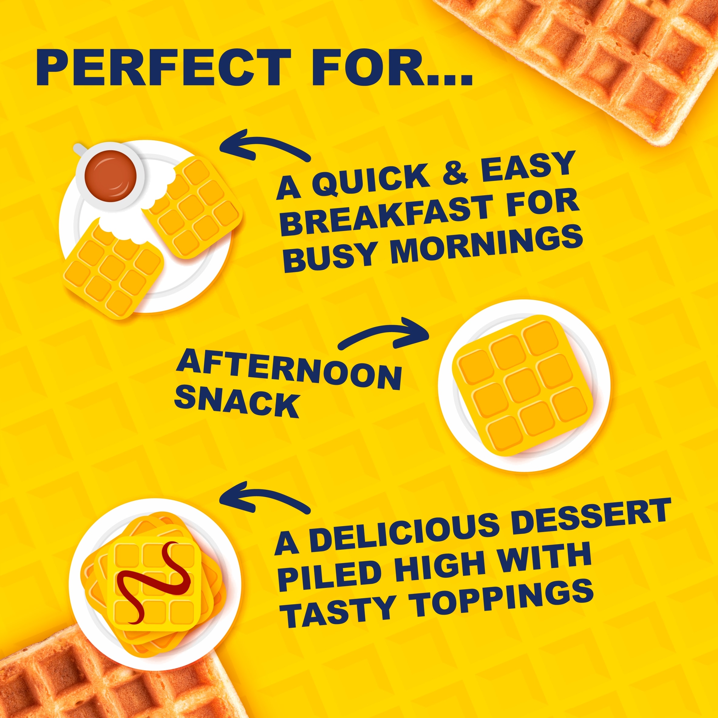 McVitie's Toasting Waffles 8 Pack thumbnail 3
