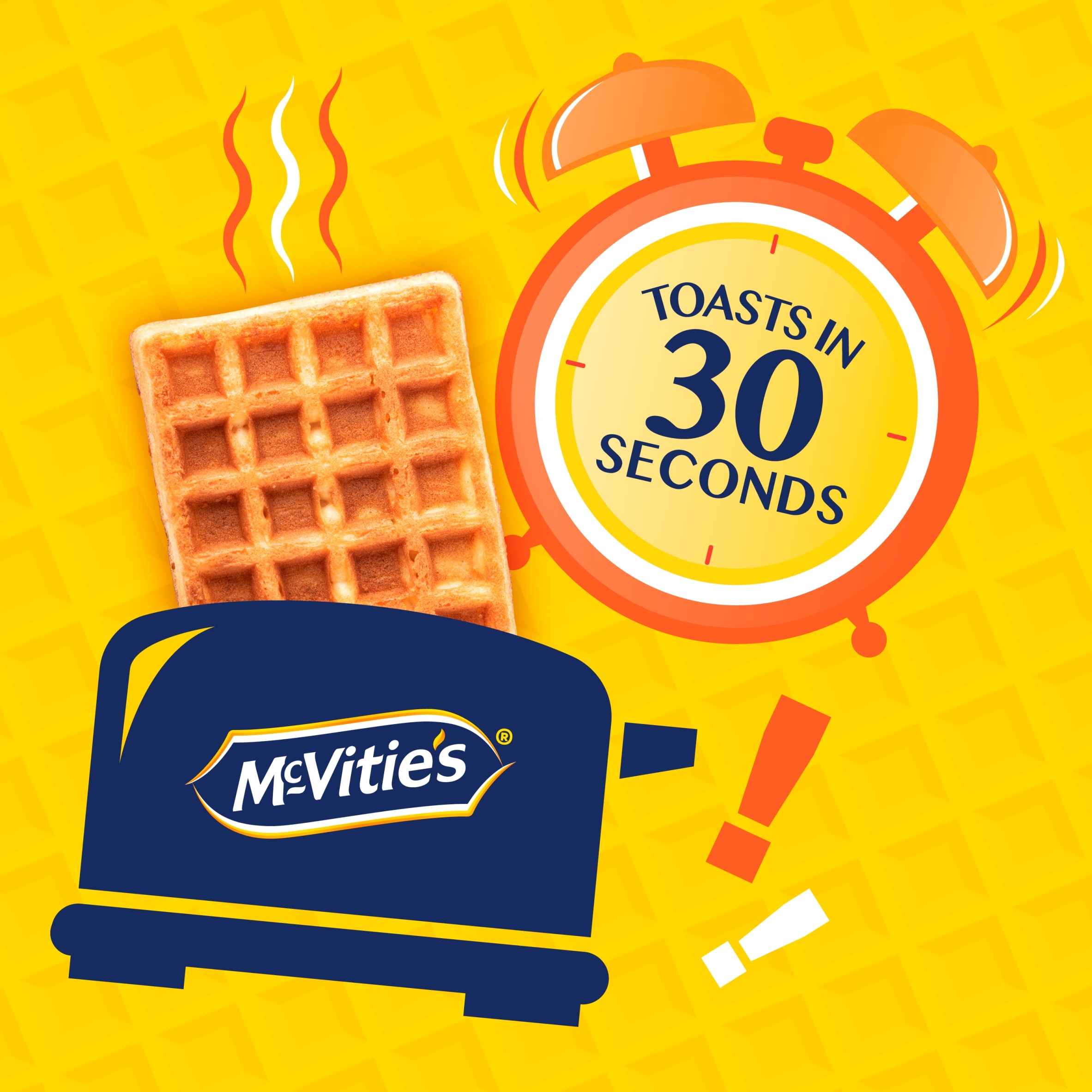 McVitie's Toasting Waffles 8 Pack thumbnail 4